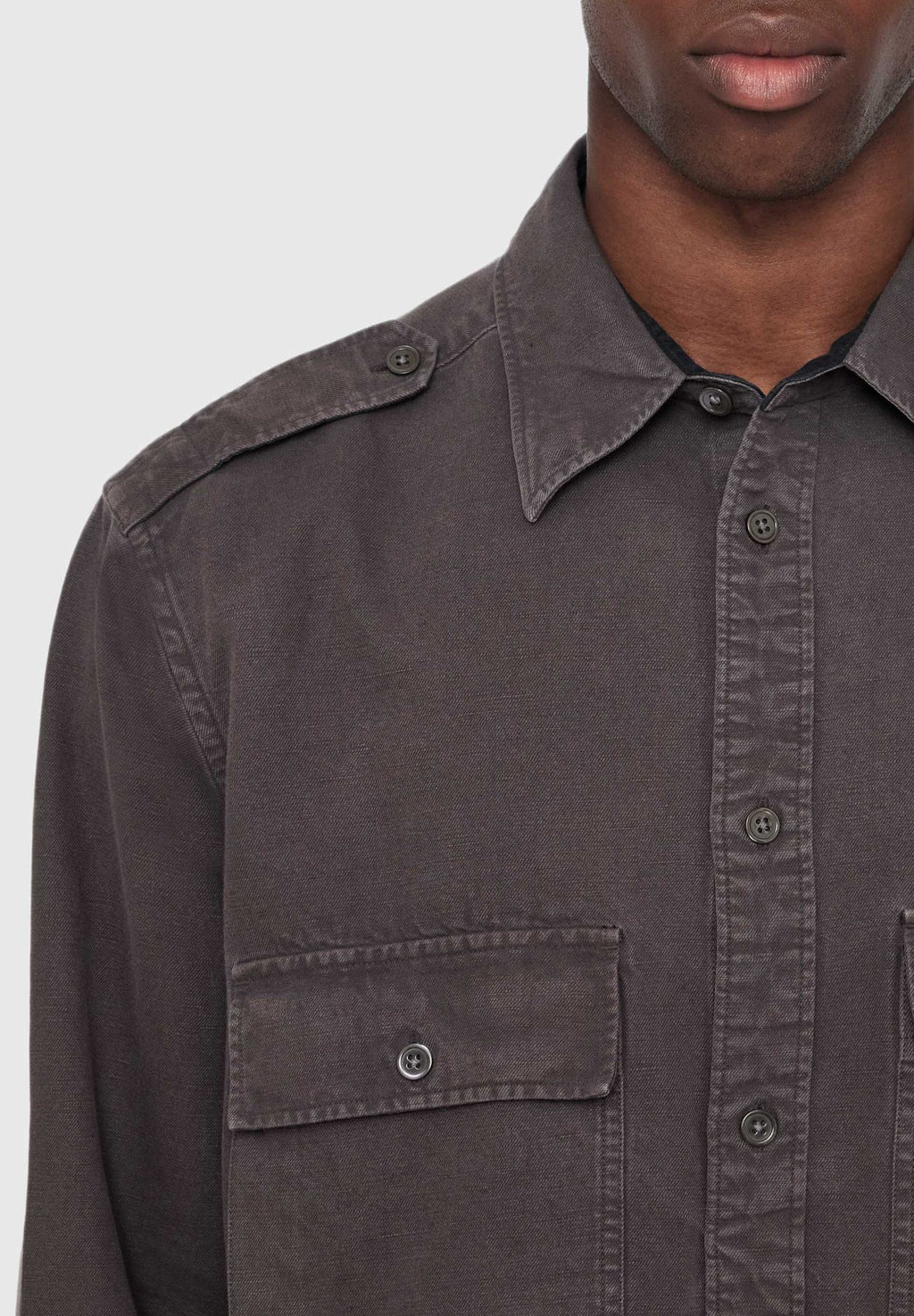 AllSaintsHART LS SHIRT . - Leichte Jacke