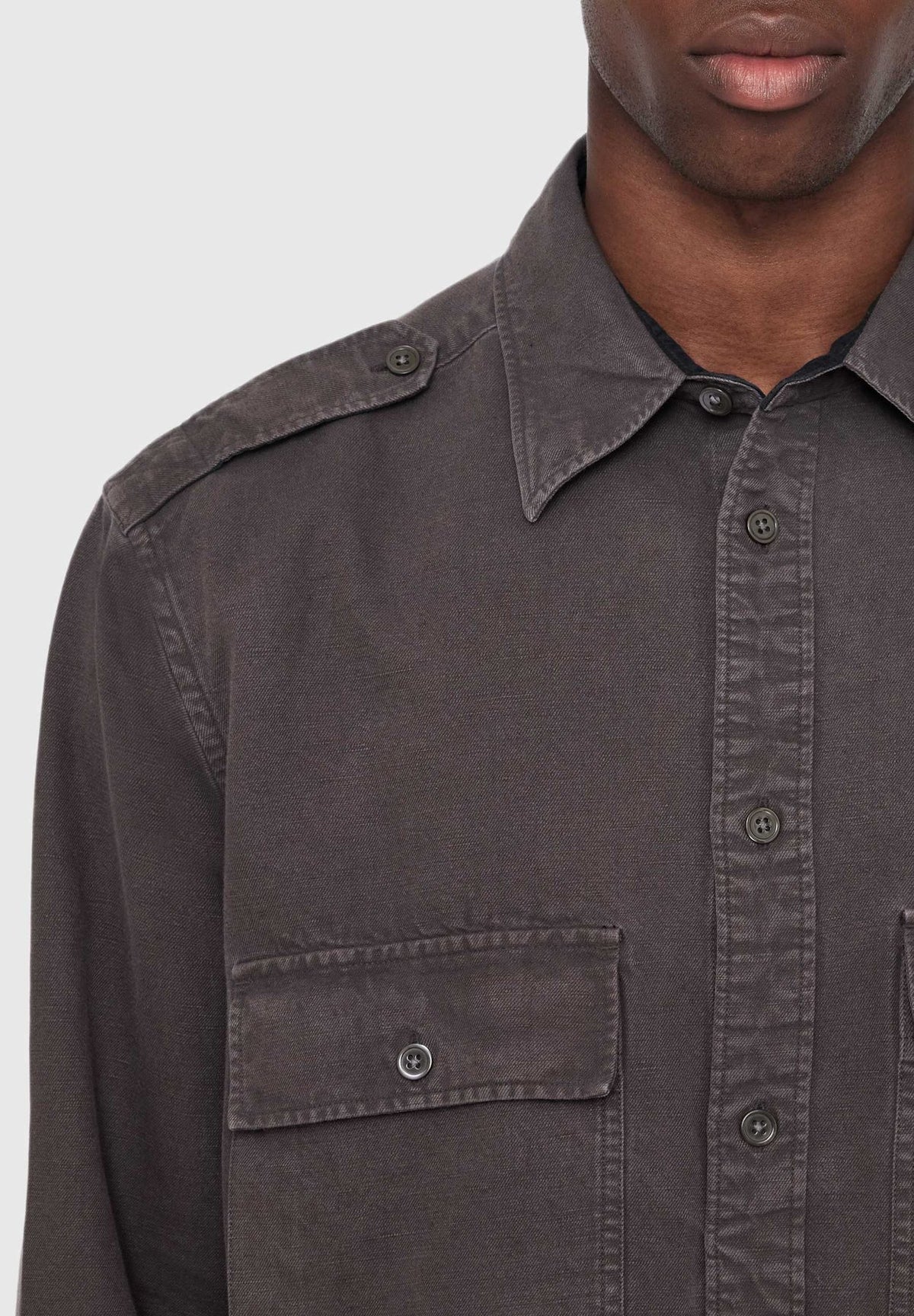 AllSaintsHART LS SHIRT . - Leichte Jacke