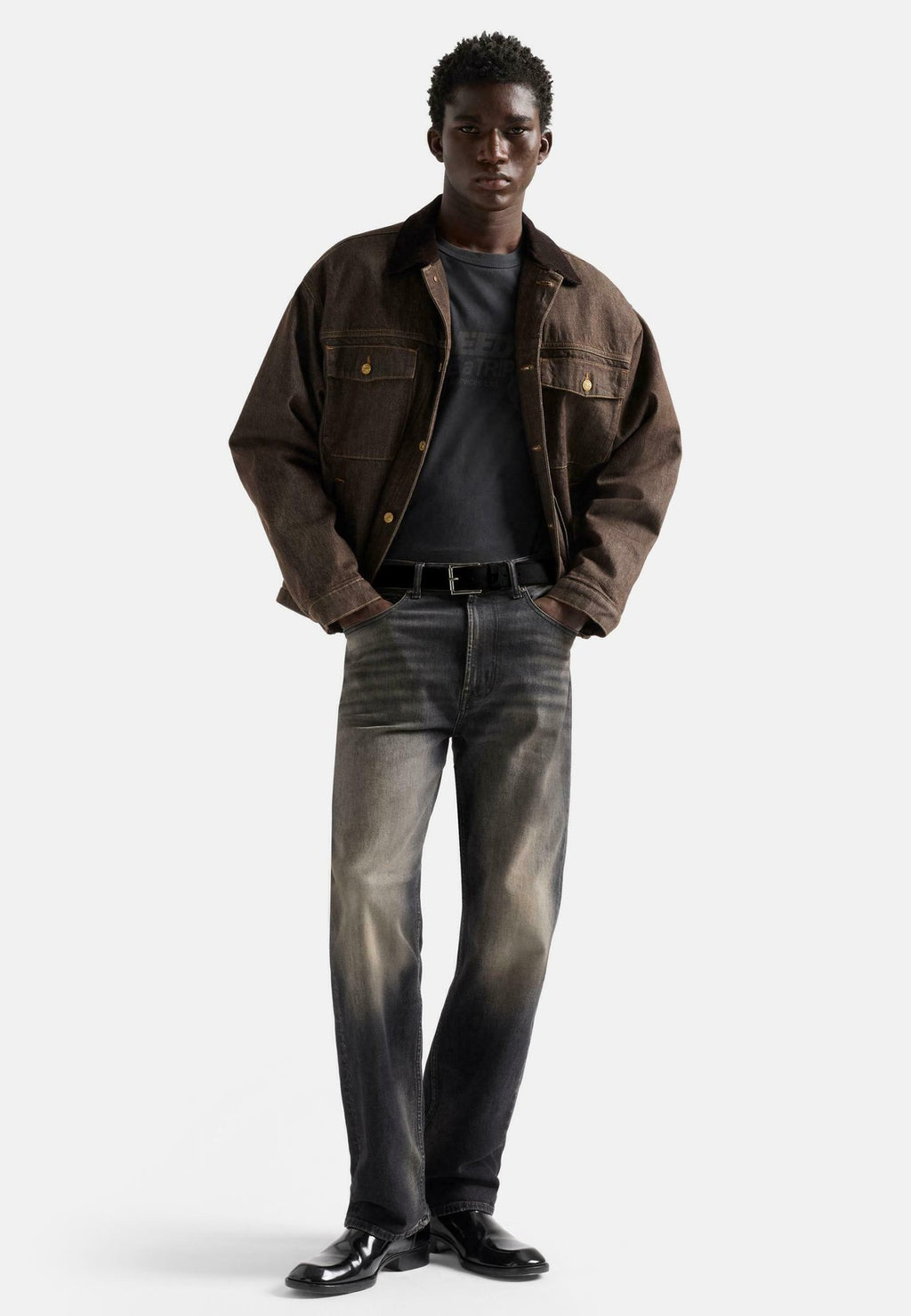 7 for all mankind7 FOR ALL MANKIND STRAIGHT FIT PANTS EASY STRAIGHT - Jeans Straight Leg
