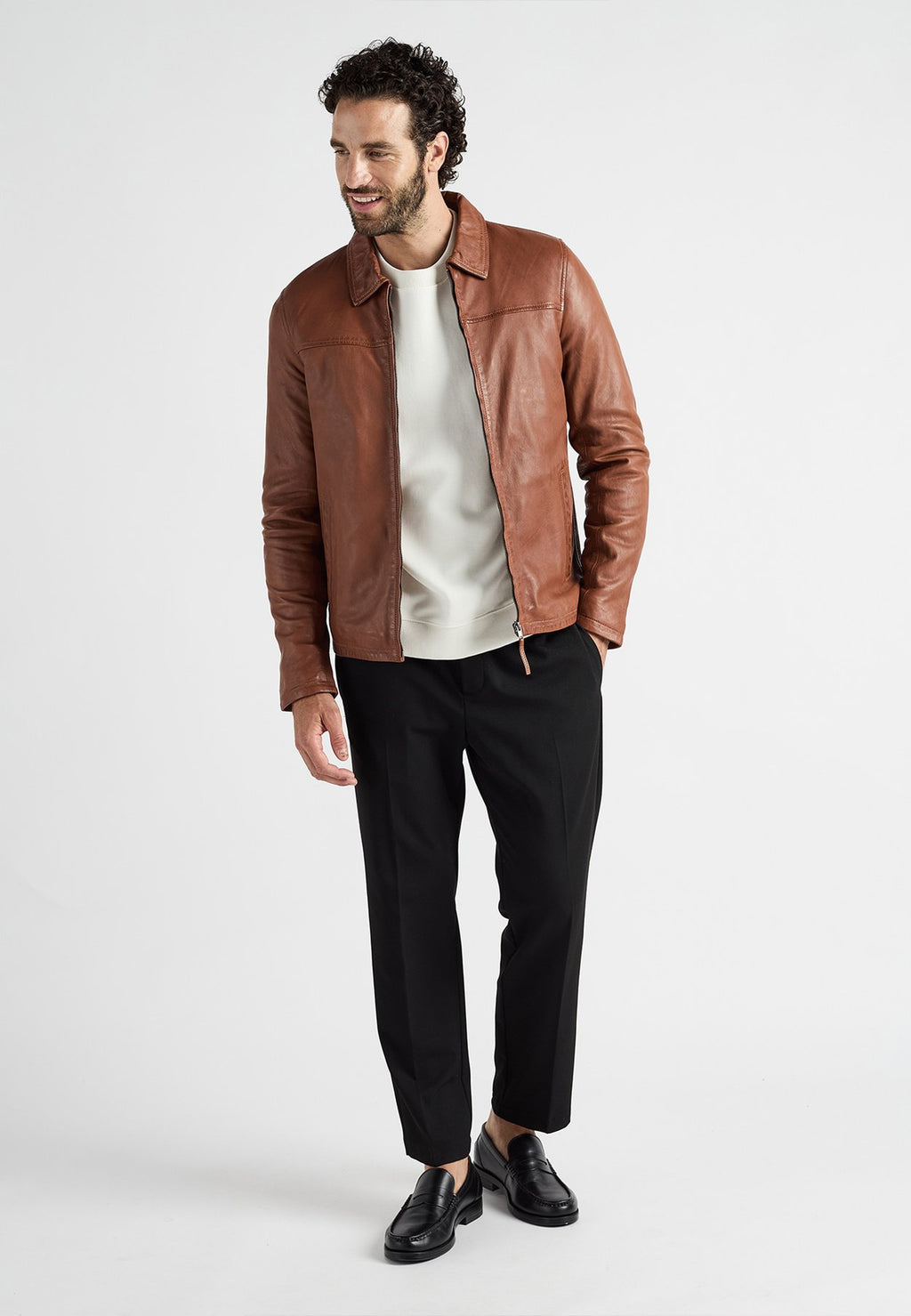 JCCMIT LUCA - Lederjacke