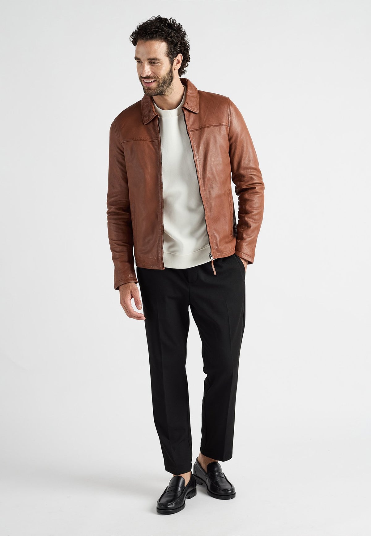 JCCMIT LUCA - Lederjacke