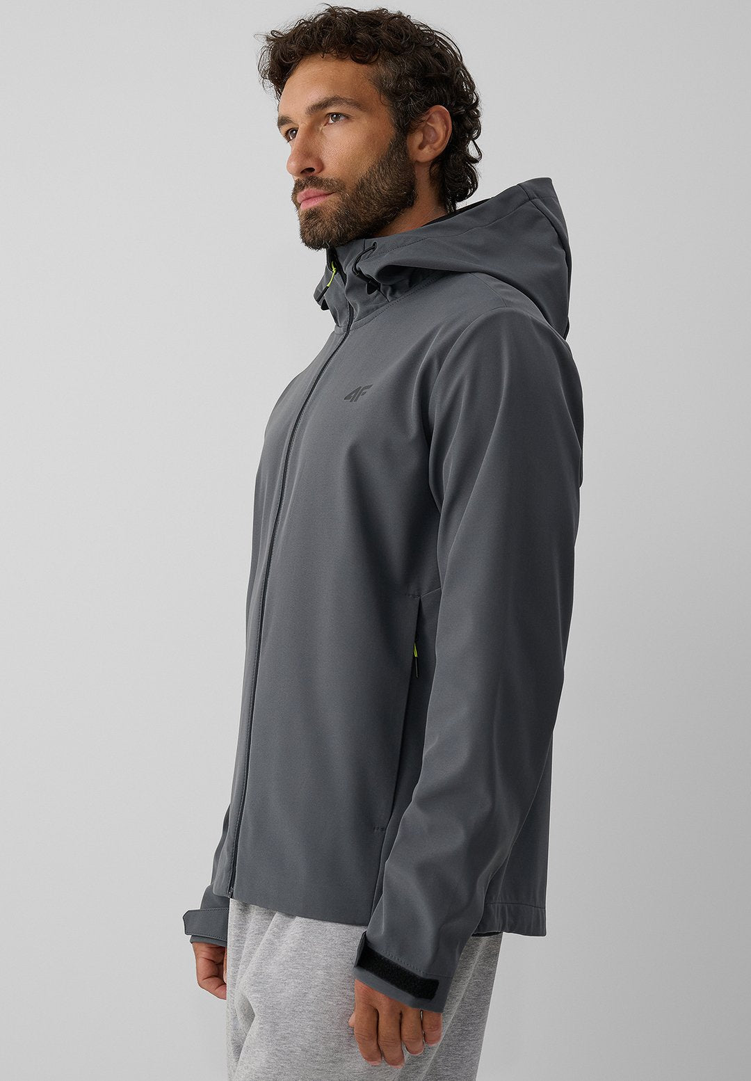 4F4F KURTKA SOFTSHELL WIATROODPORNA MEMBRANA 5000 MĘSKA - Softshelljacke