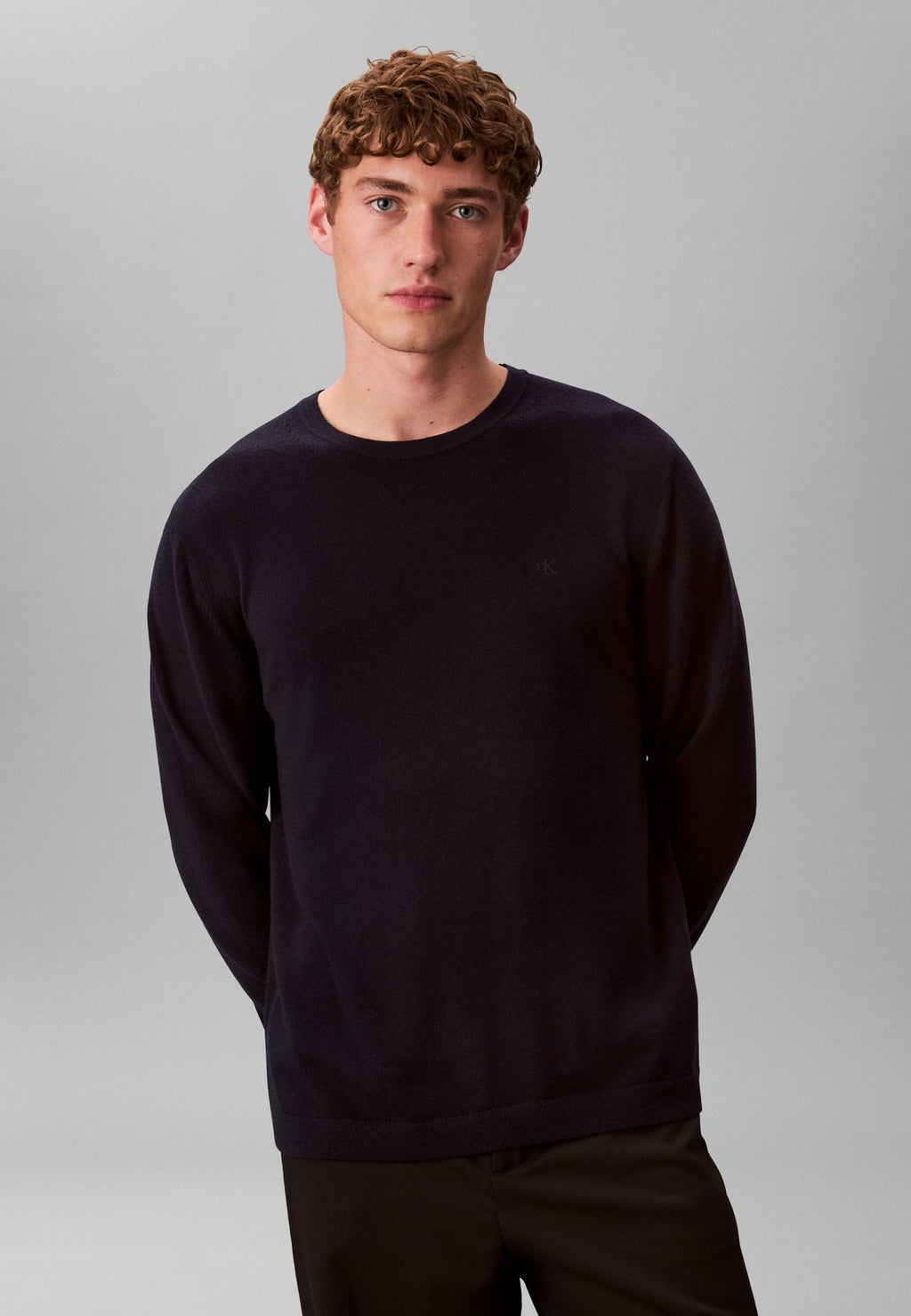 Calvin KleinMERINO WOOL CLASSIC JUMPER - Strickpullover