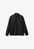 SisleyLONG-SLEEVED SHIRT IN BLEND, COMFORT FIT, WITH HEART-STITCHED POCKET... - Hemd