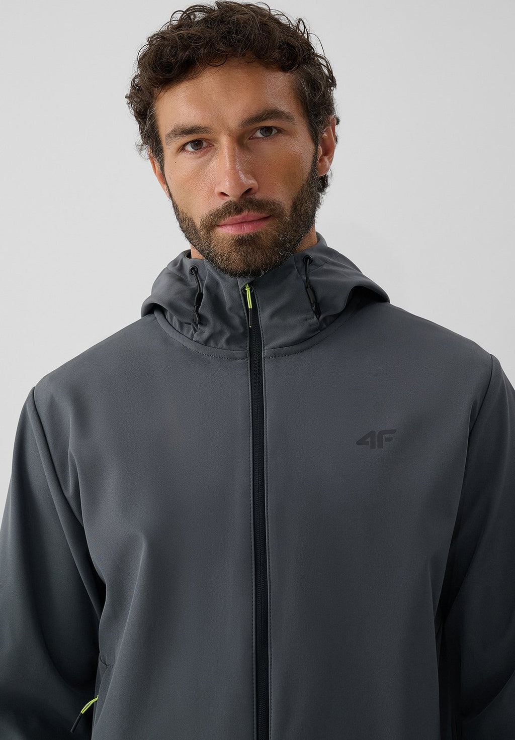 4F4F KURTKA SOFTSHELL WIATROODPORNA MEMBRANA 5000 MĘSKA - Softshelljacke