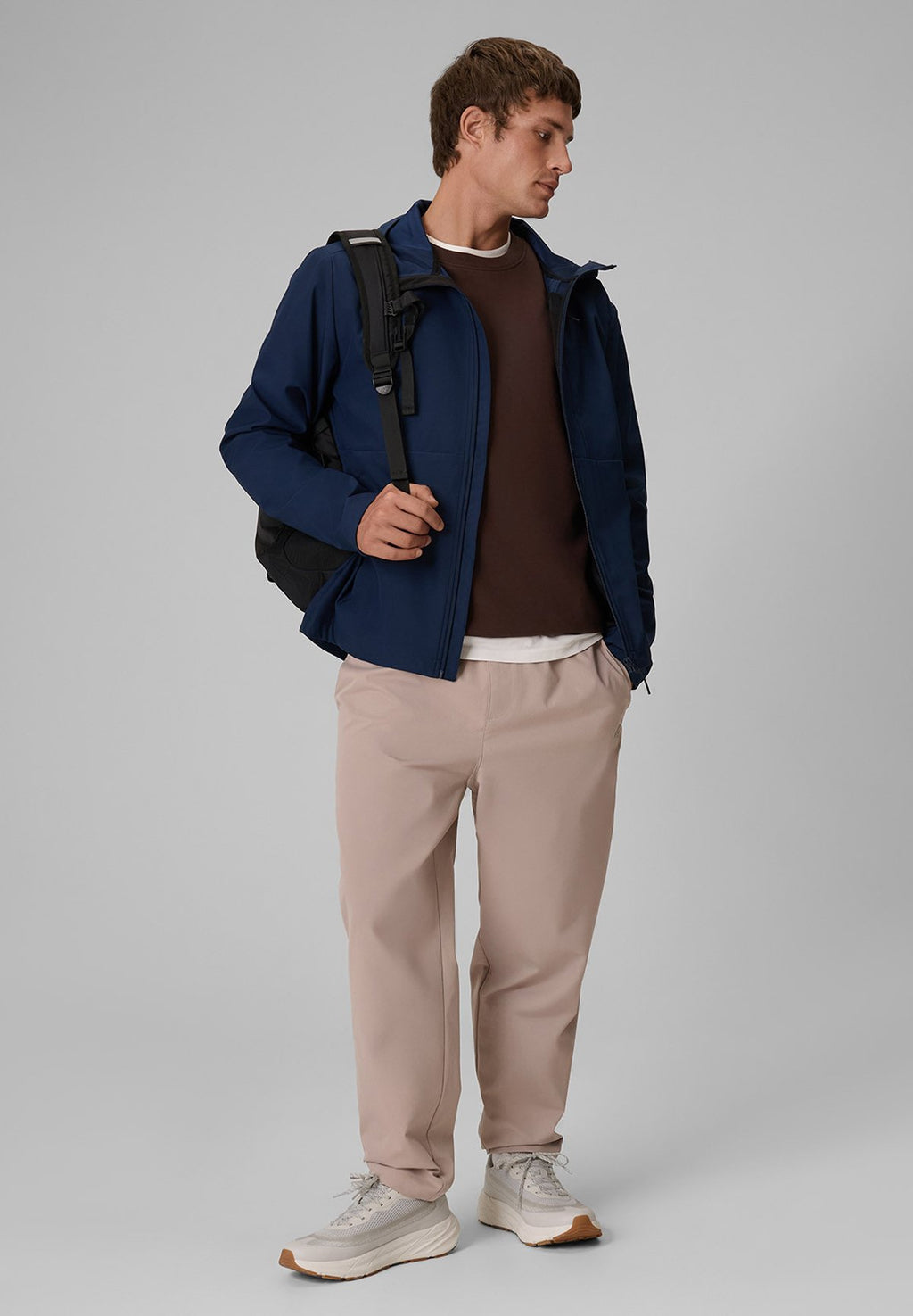 4F4F KURTKA SOFTSHELL WIATROODPORNA MEMBRANA 8000 MĘSKA - Softshelljacke