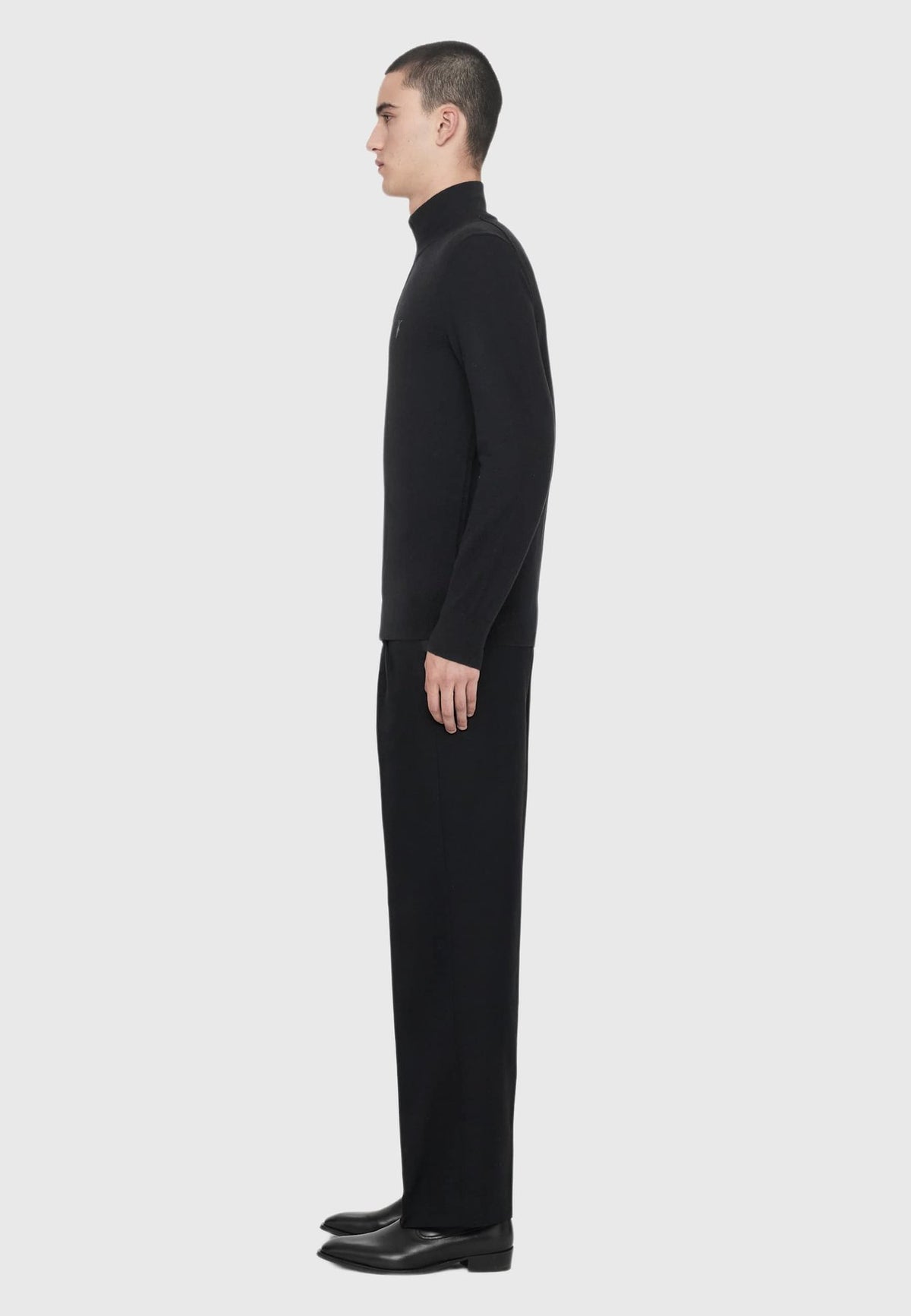 AllSaintsKILBURN ZIP FUNNEL - Strickpullover