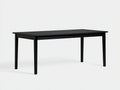 Esstisch Holzwerkstoff 165x80x75 cm - Schwarz - schlanke Form für Esszimmer