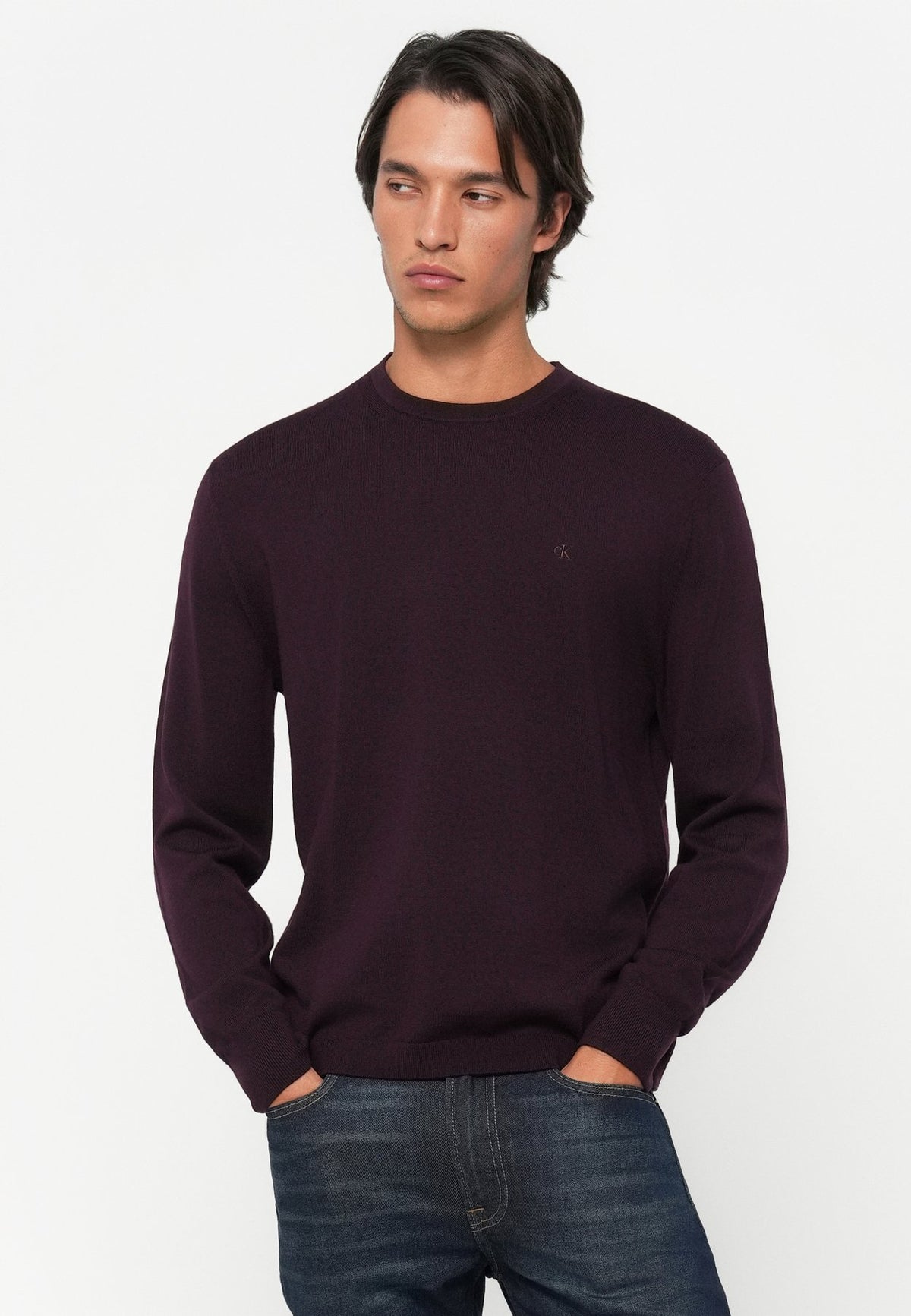 Calvin KleinMERINO WOOL CLASSIC JUMPER - Strickpullover