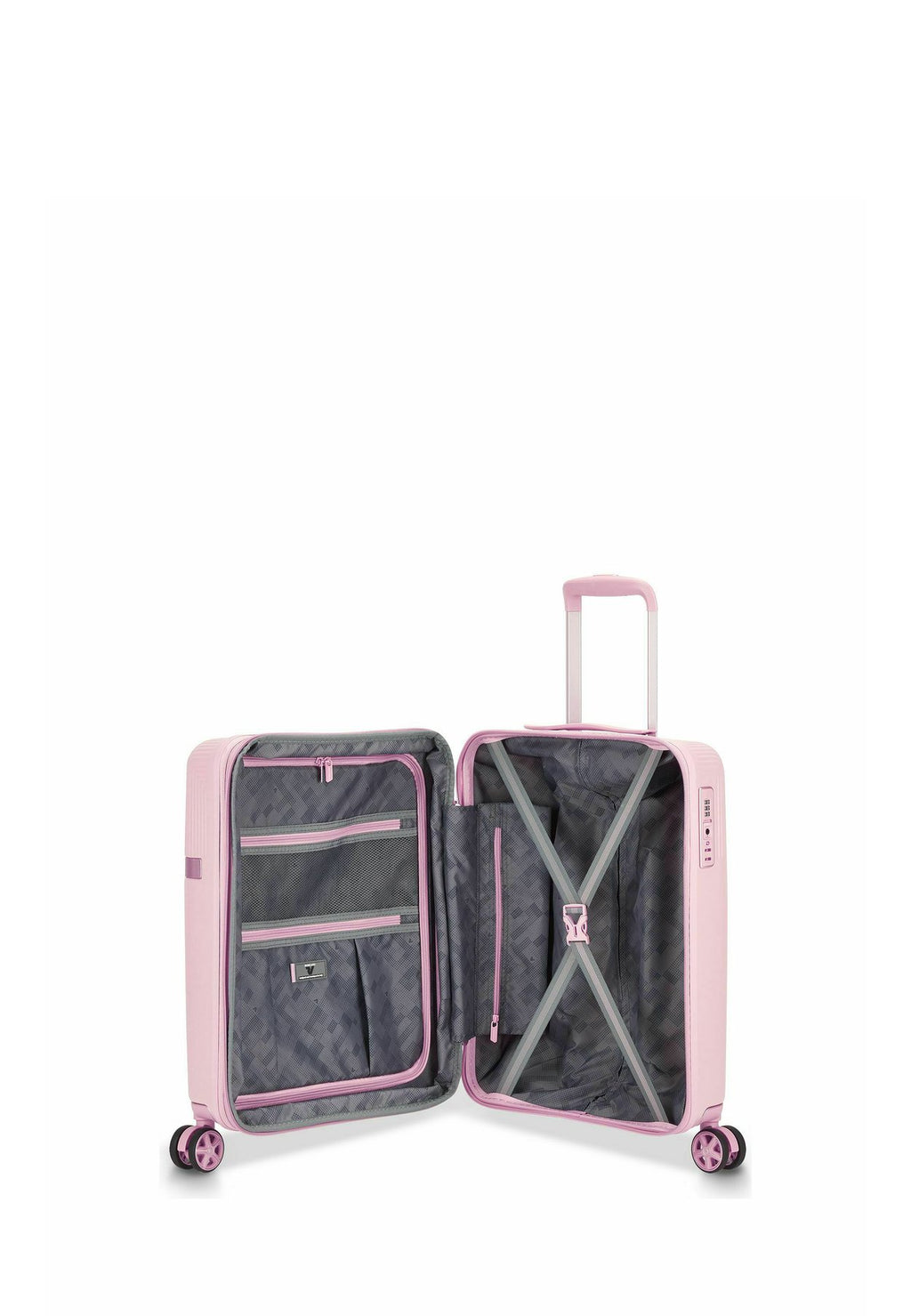 RV RoncatoAIRGLAM 2.0 4 ROLLEN KABINENTROLLEY 55 CM MIT DEHNFALTE UNISEX - Trolley