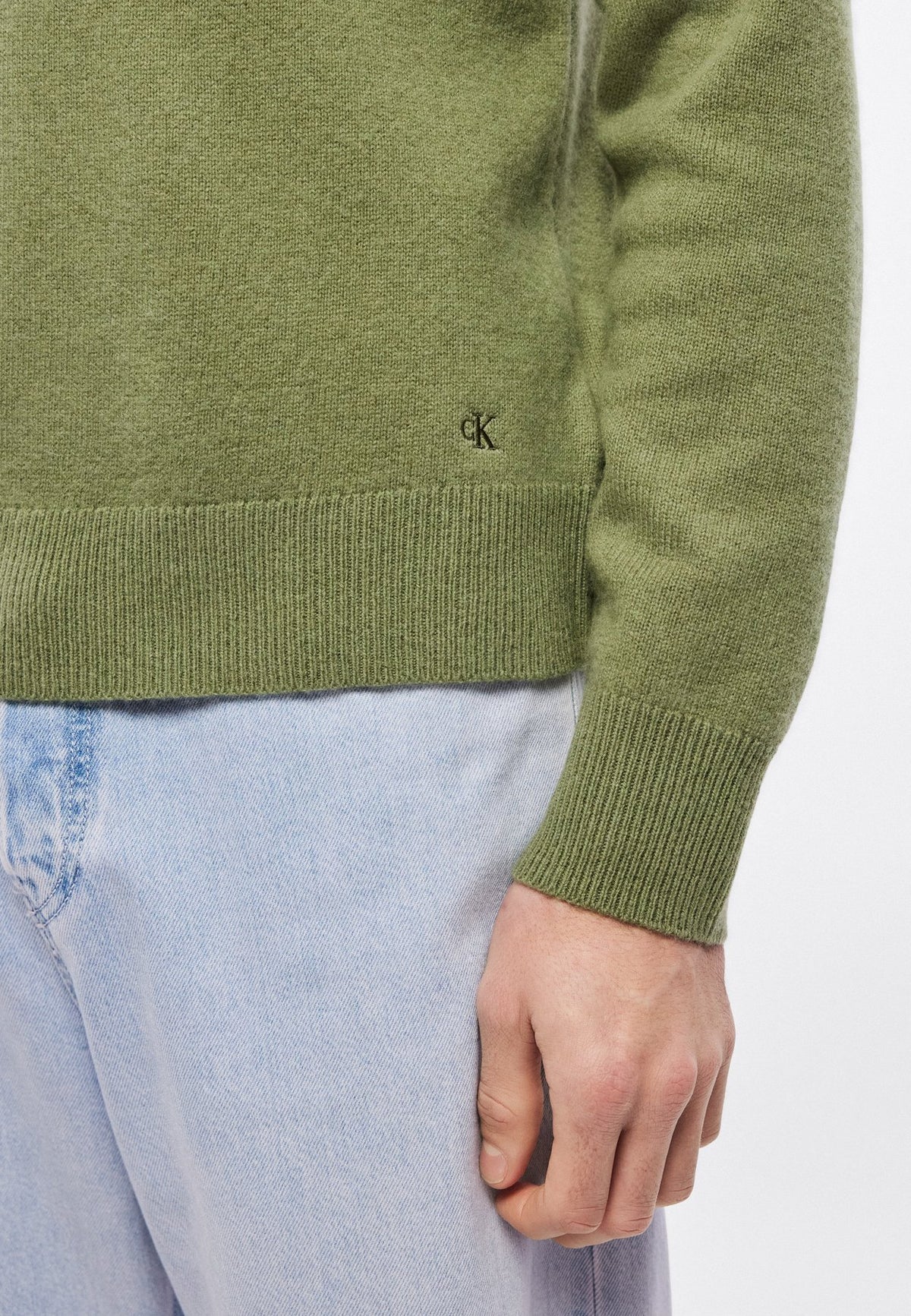 Calvin KleinCOZY HIGH MOCKNECK - Strickpullover