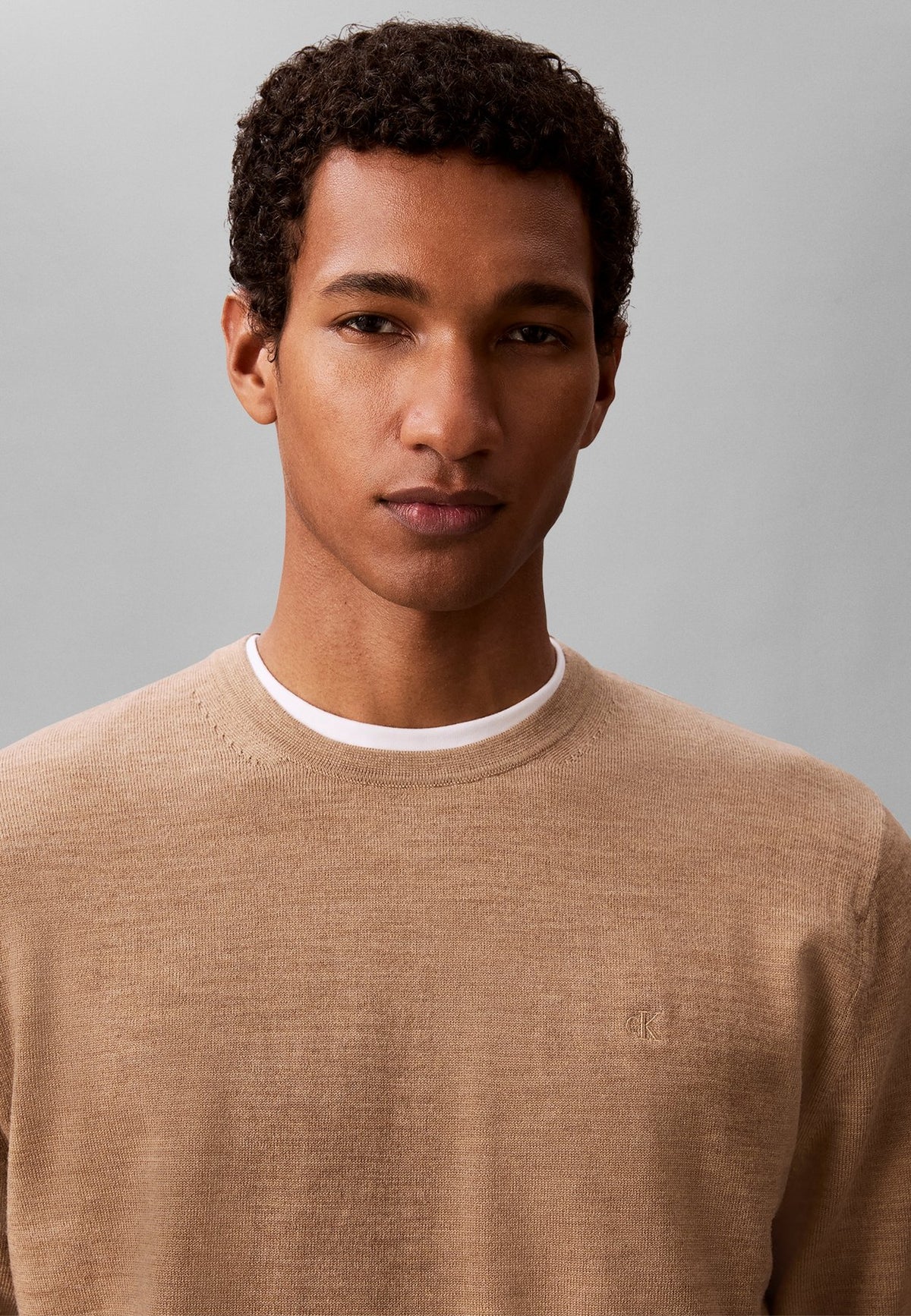 Calvin KleinMERINO WOOL CLASSIC JUMPER - Strickpullover