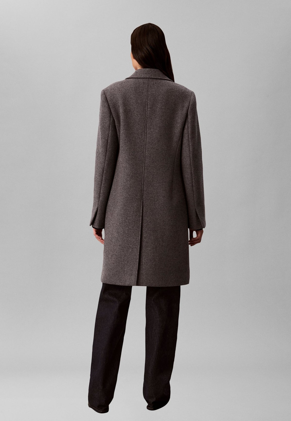 Calvin KleinCLASSIC TAILORED WOOL BLEND COAT - Klassischer Mantel