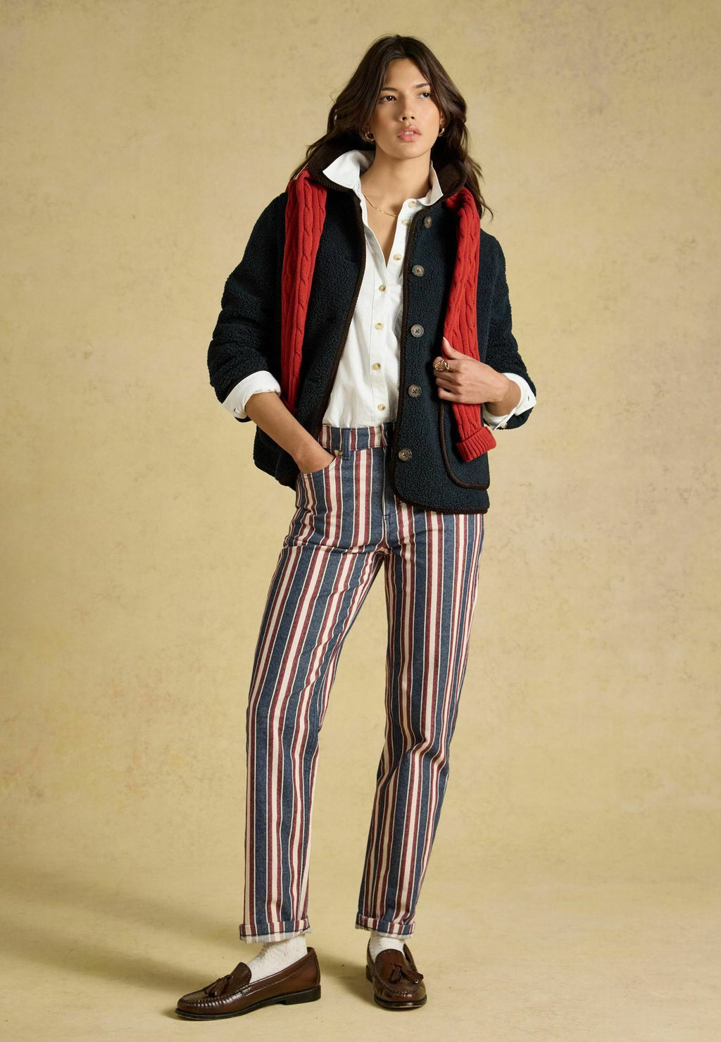 Tom JouleSADIE BUTTON THROUGH FLEECE JACKET - Fleecejacke