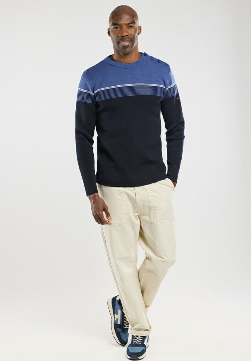 Armor lux2COLORS MARINE PULLOVER - Strickpullover