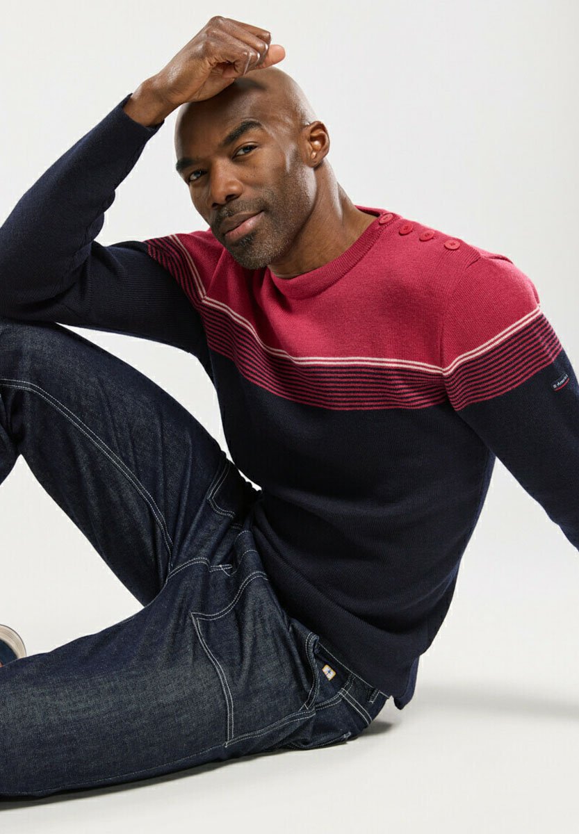 Armor lux2COLORS MARINE PULLOVER - Strickpullover