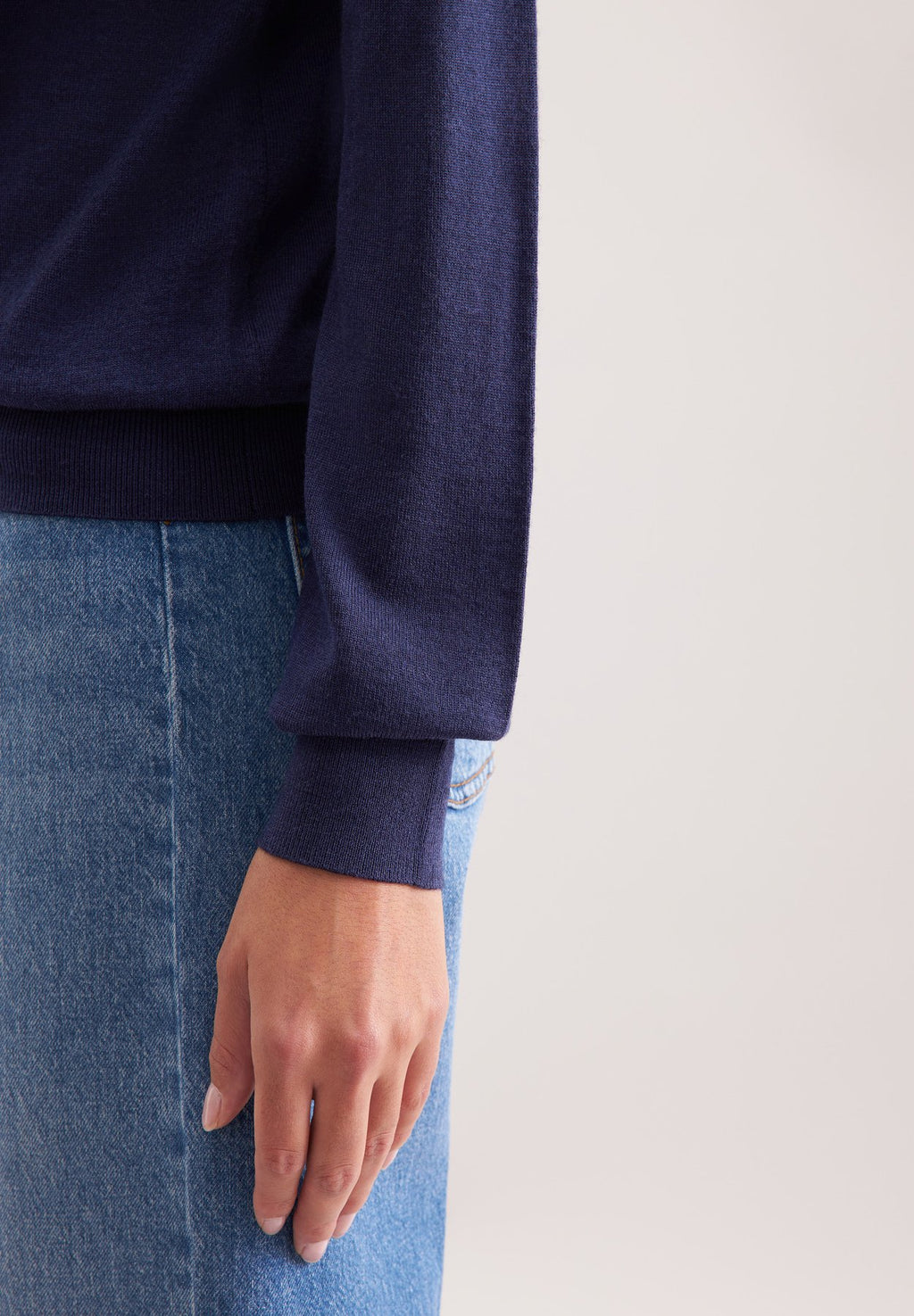 SeidenstickerStrickpullover