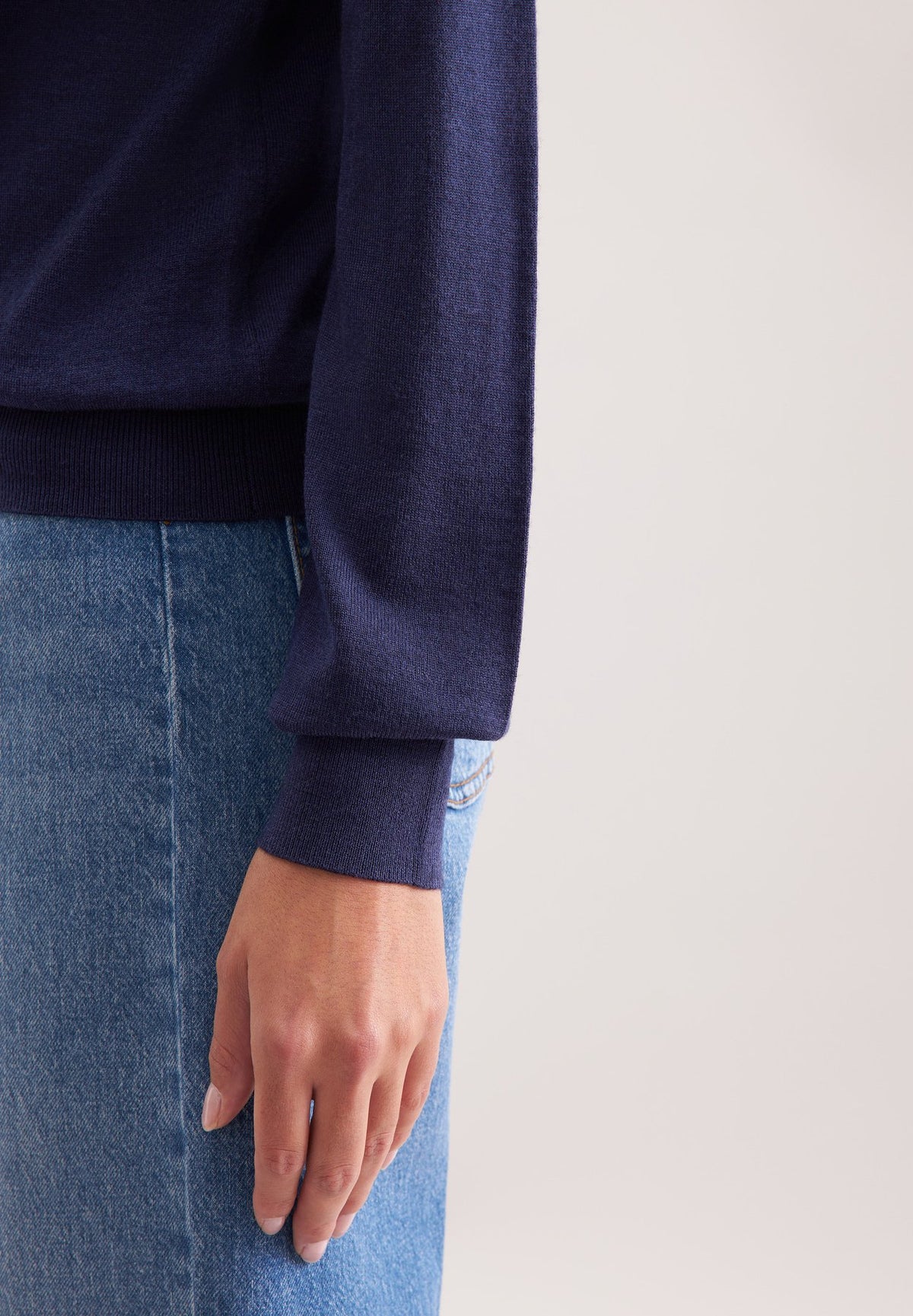 SeidenstickerStrickpullover