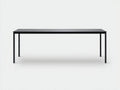 Esstisch Metall 180x90x75 cm - Schwarz - schmaler Industriestil für Esszimmer