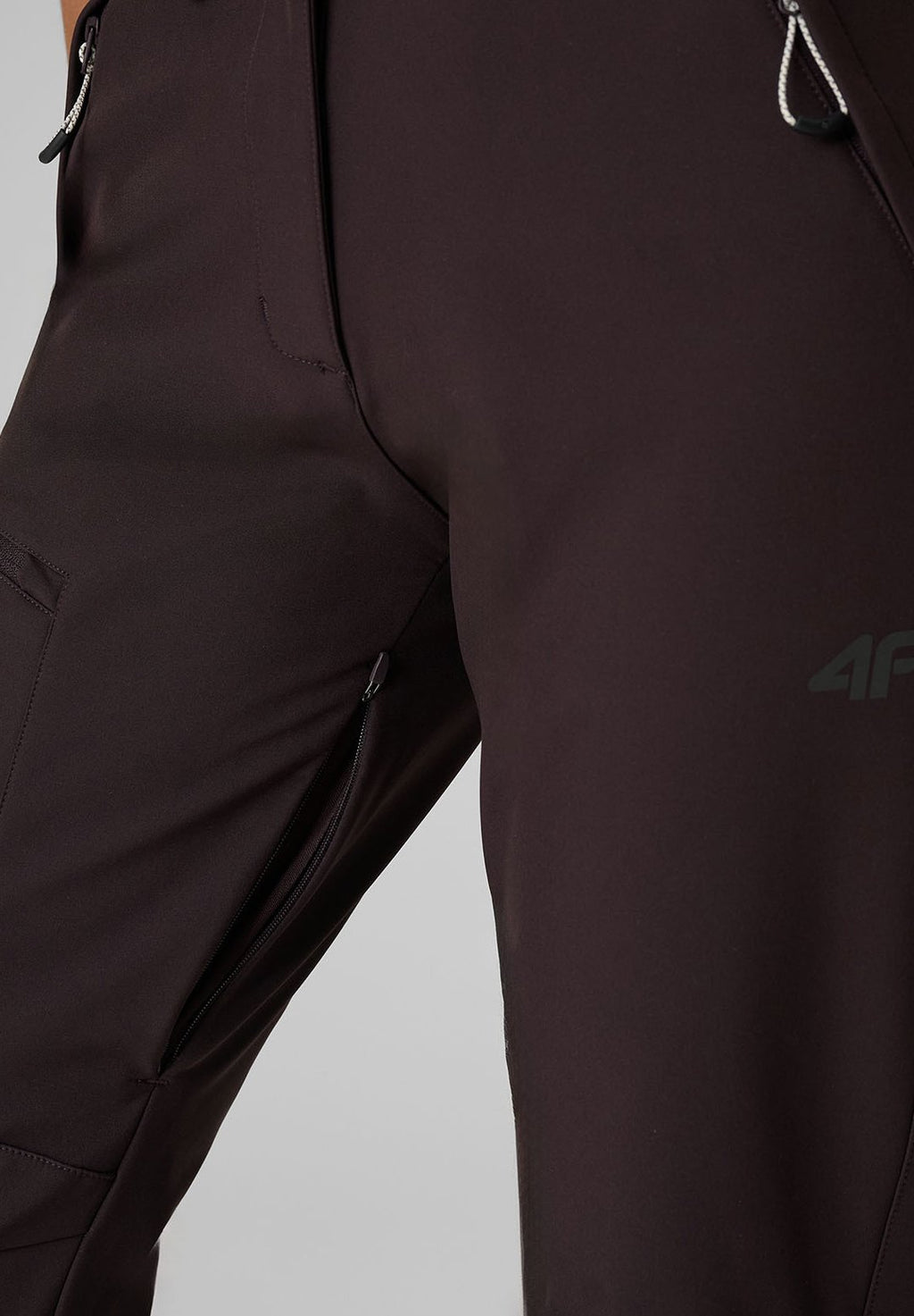 4FSPODNIE TREKKINGOWE SOFTSHELL WIATROODPORNE MEMBRANA 10000 DAMSKIE - Outdoor-Hose