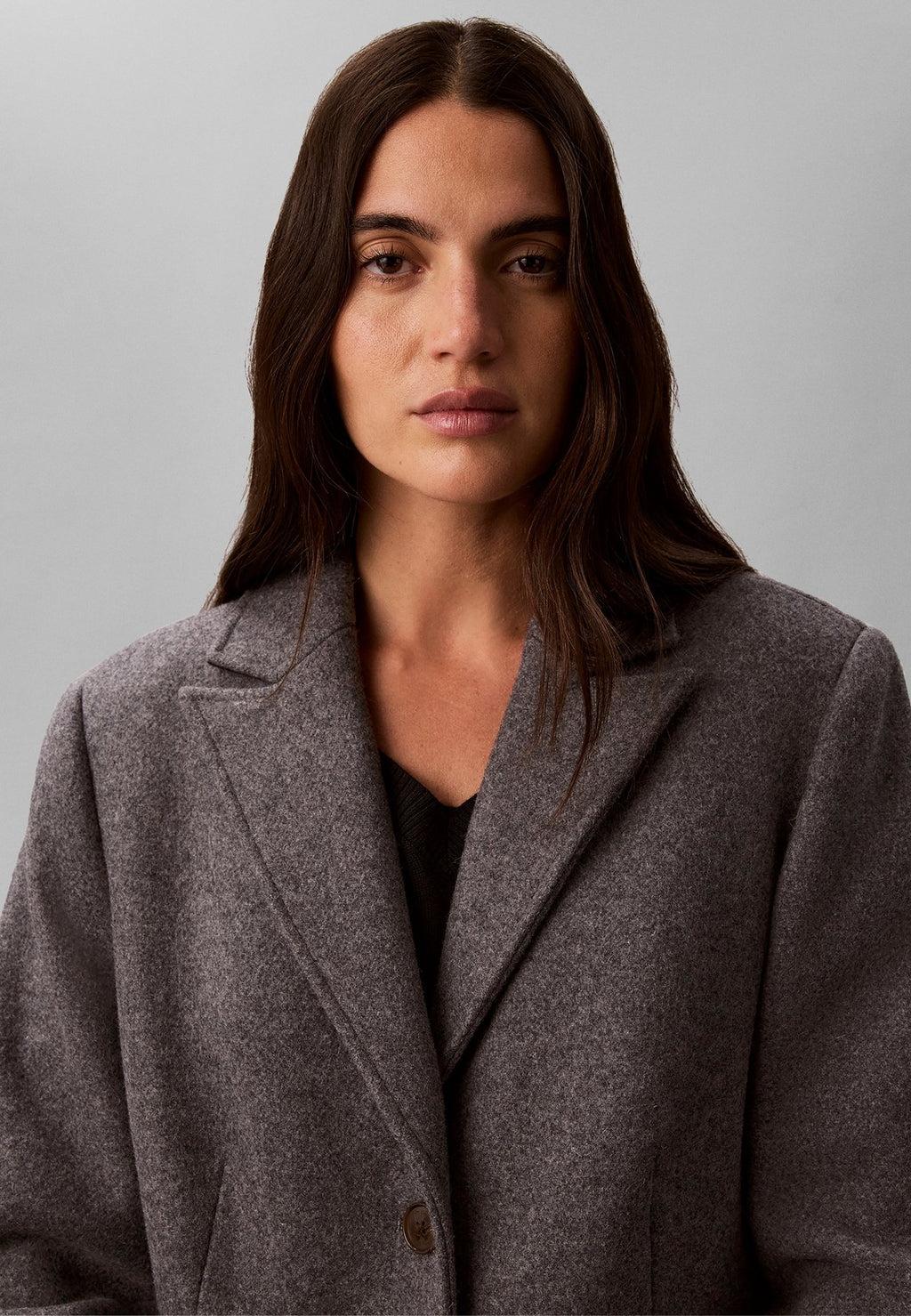 Calvin KleinCLASSIC TAILORED WOOL BLEND COAT - Klassischer Mantel