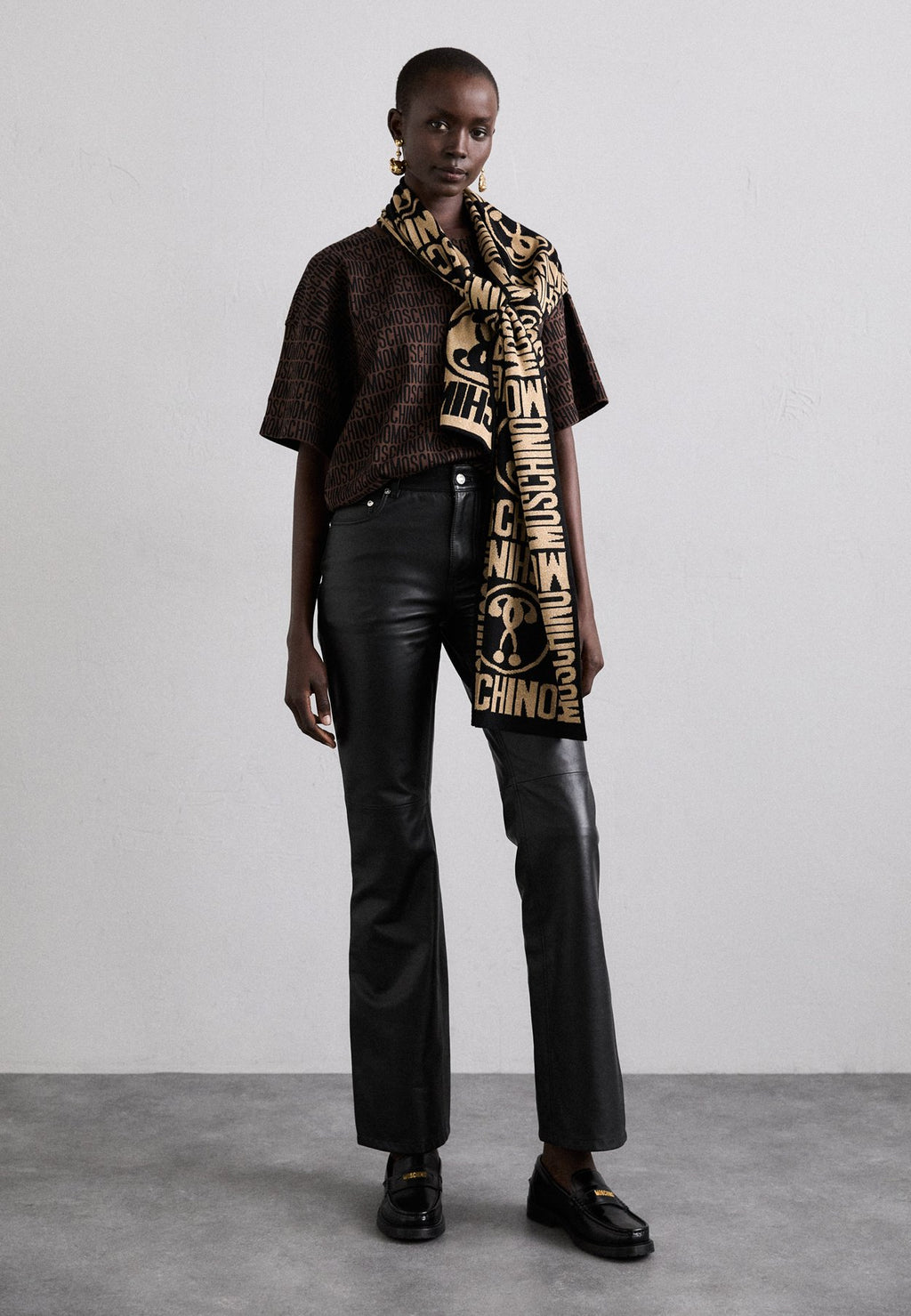 MOSCHINOLOGO SCARF - Schal