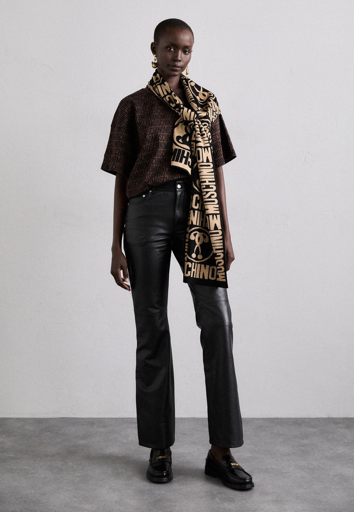 MOSCHINOLOGO SCARF - Schal