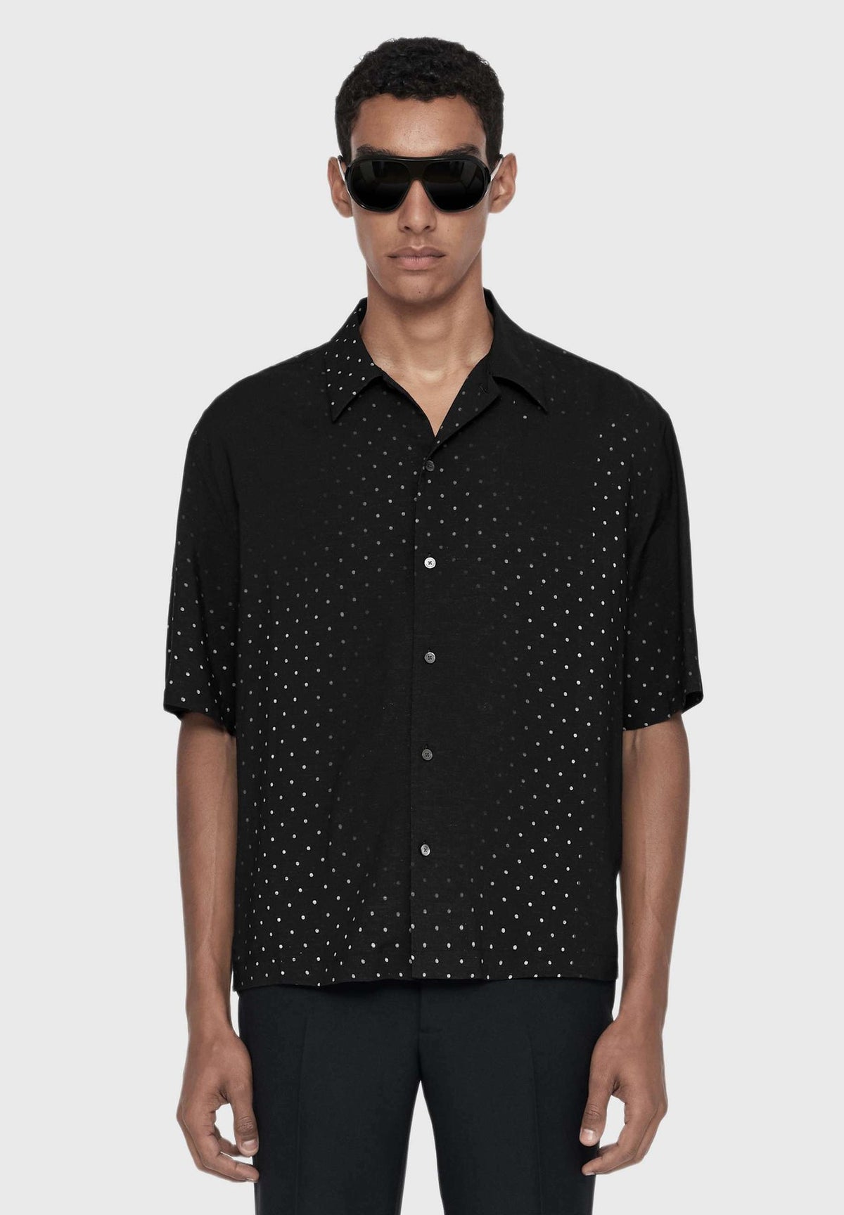 AllSaintsFADE POLKA SS SHIRT - Hemd