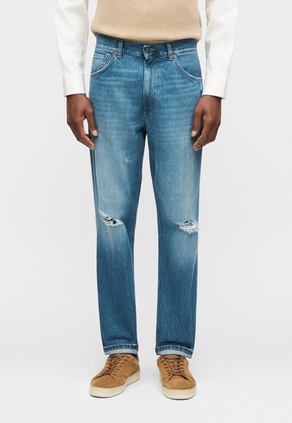 DondupPOCKETS PACO CROSS - Jeans Straight Leg