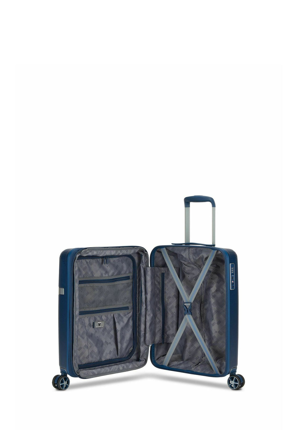 RV RoncatoAIRGLAM 2.0 4 ROLLEN KABINENTROLLEY 55 CM MIT DEHNFALTE UNISEX - Trolley