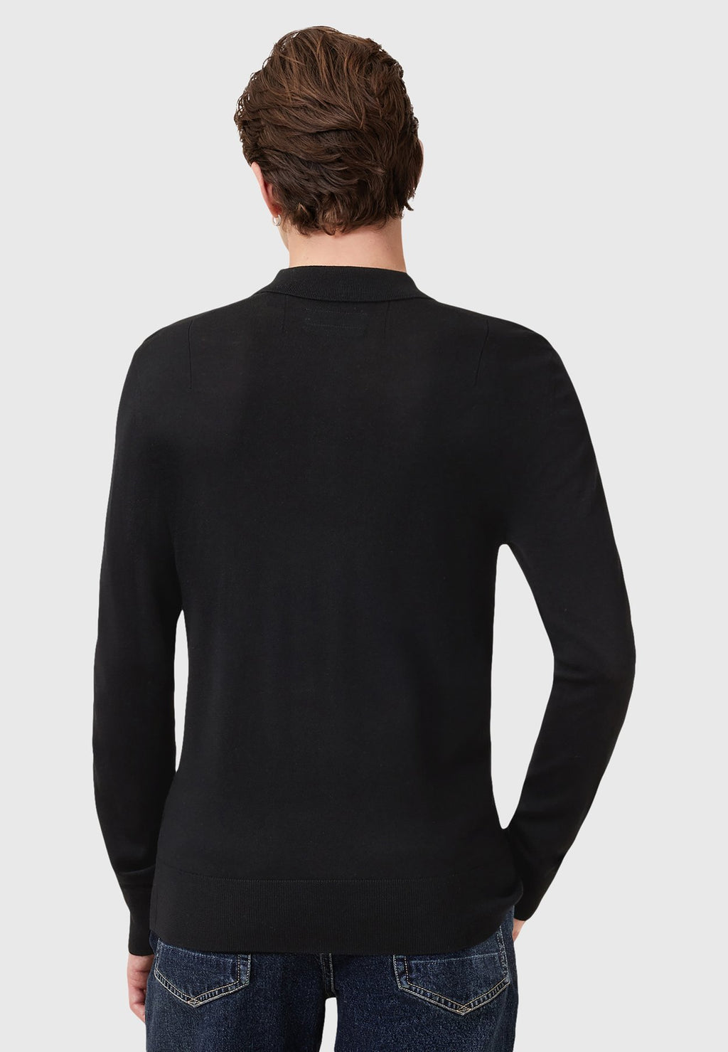 AllSaintsMODE MERINO LS POLO - Strickpullover