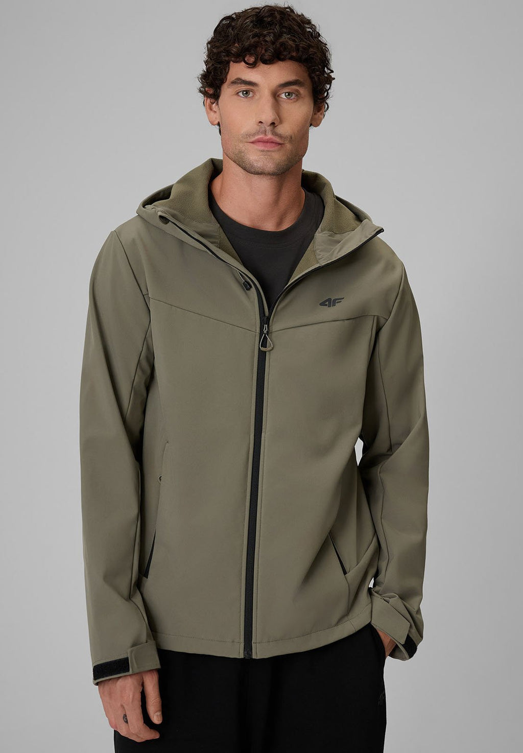 4F4F KURTKA SOFTSHELL WIATROODPORNA MEMBRANA 8000 MĘSKA - Softshelljacke