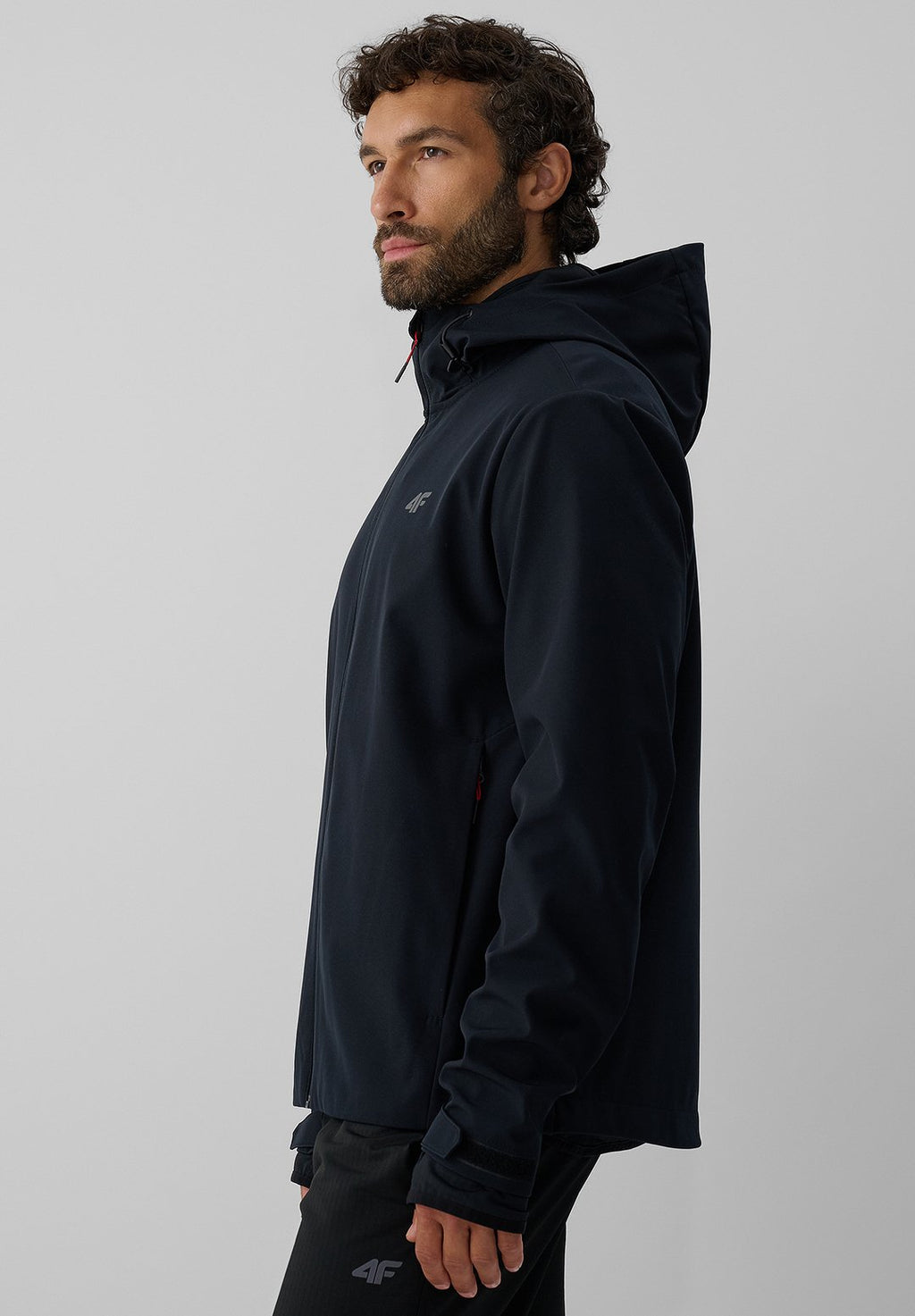 4F4F KURTKA SOFTSHELL WIATROODPORNA MEMBRANA 5000 MĘSKA - Softshelljacke