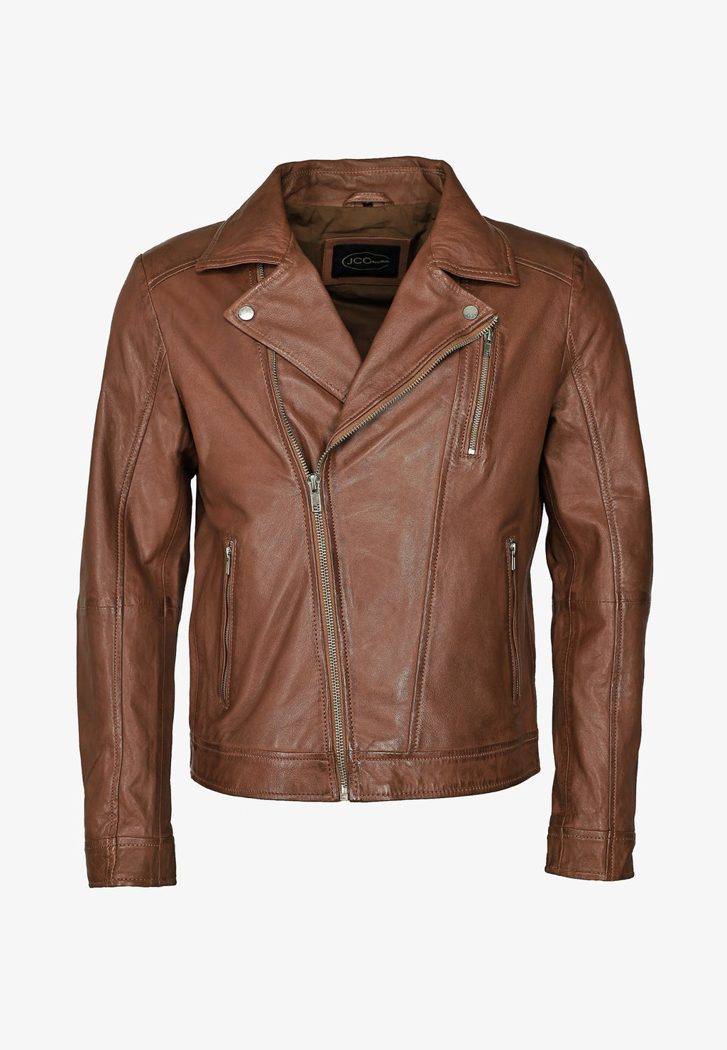 JCCIM BIKERSTIL - Lederjacke