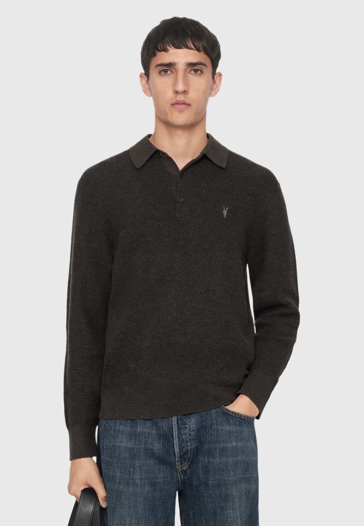 AllSaintsASPEN LS POLO. - Langarmshirt