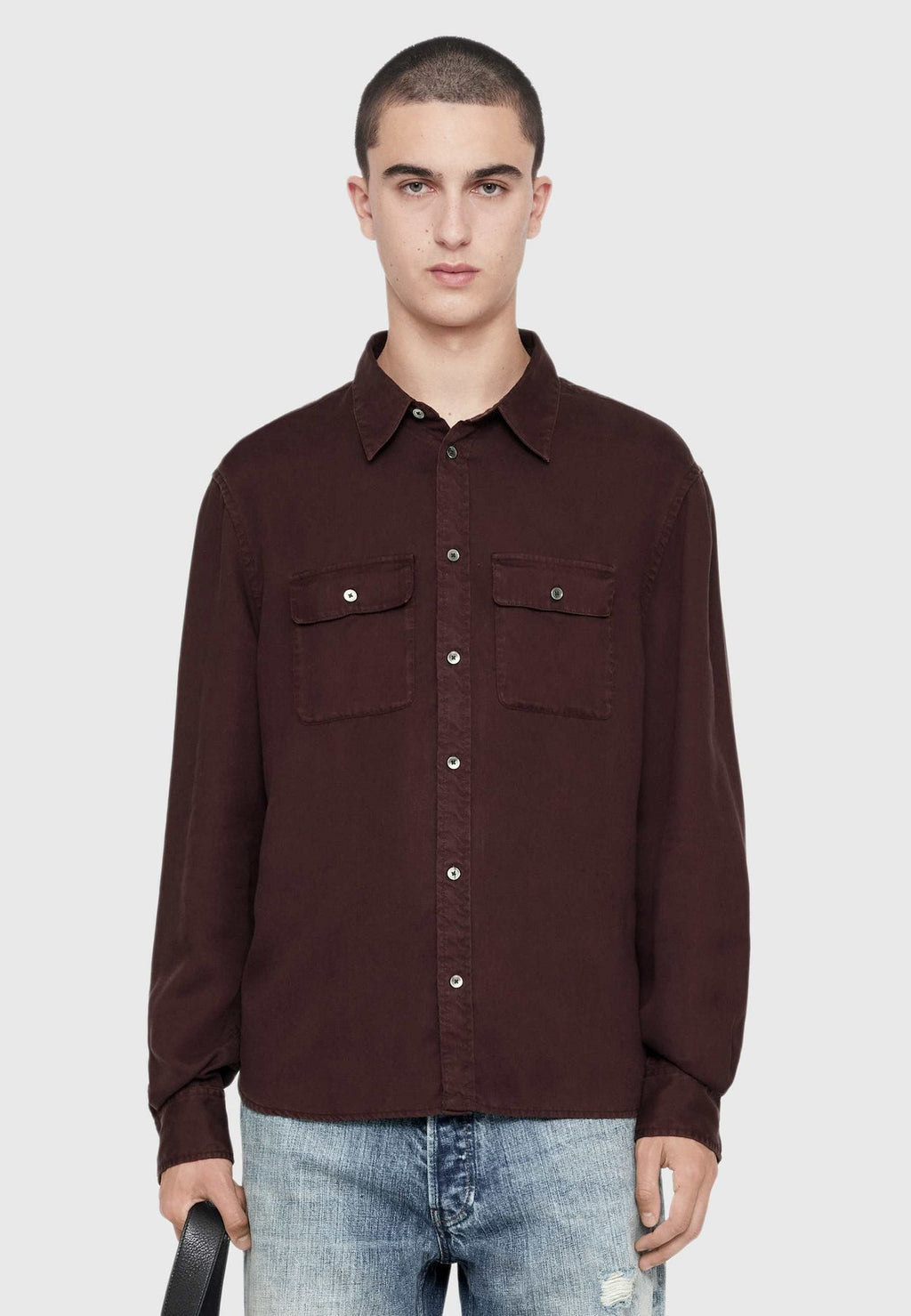 AllSaintsBOND LS SHIRT - Hemd