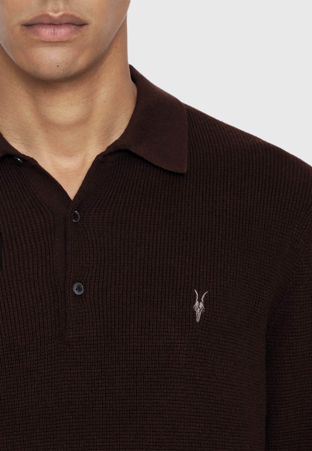 AllSaintsASPEN LS POLO. - Langarmshirt