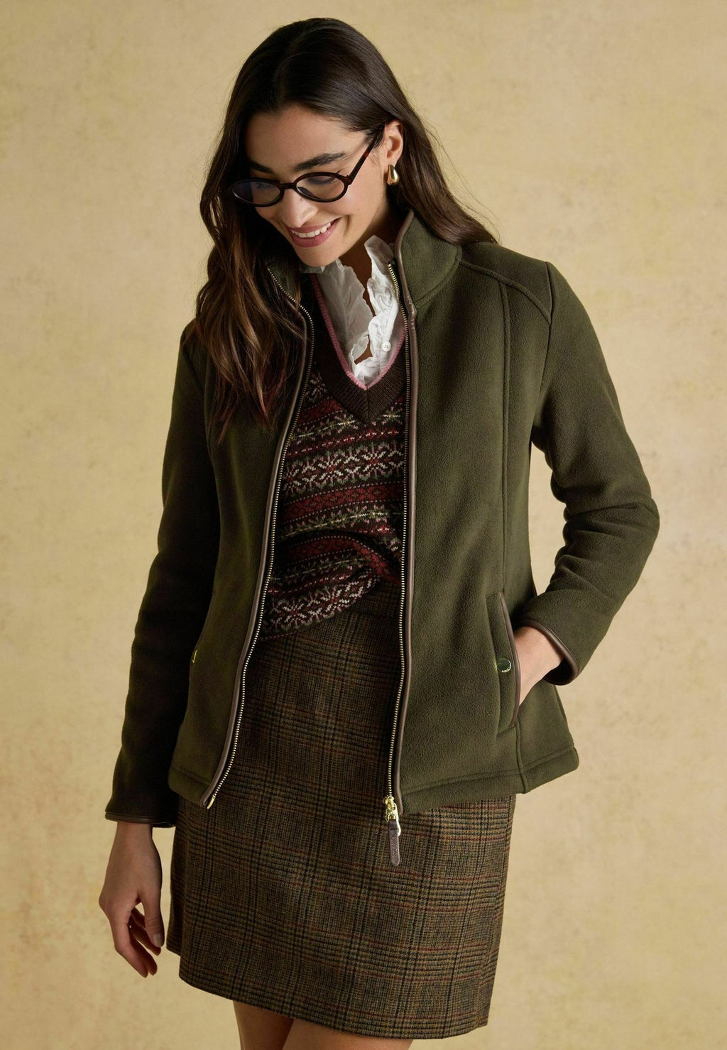 Tom JouleREGULAR FIT - HERITAGE ZIP THROUGH FLEECE REGULAR. - Fleecejacke