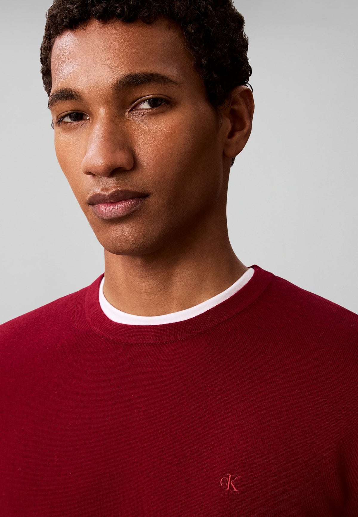 Calvin KleinMERINO WOOL CLASSIC JUMPER - Strickpullover