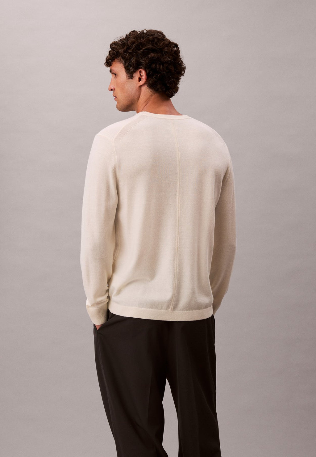 Calvin KleinMERINO WOOL CLASSIC JUMPER - Strickpullover