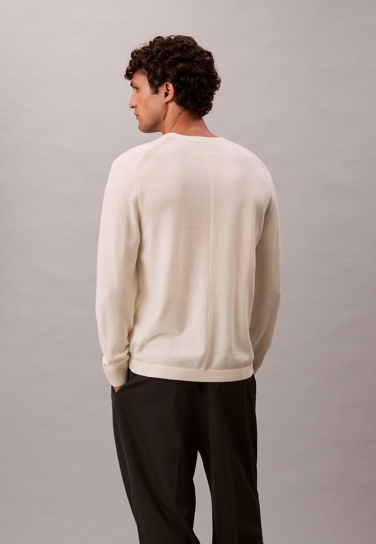 Calvin KleinMERINO WOOL CLASSIC JUMPER - Strickpullover
