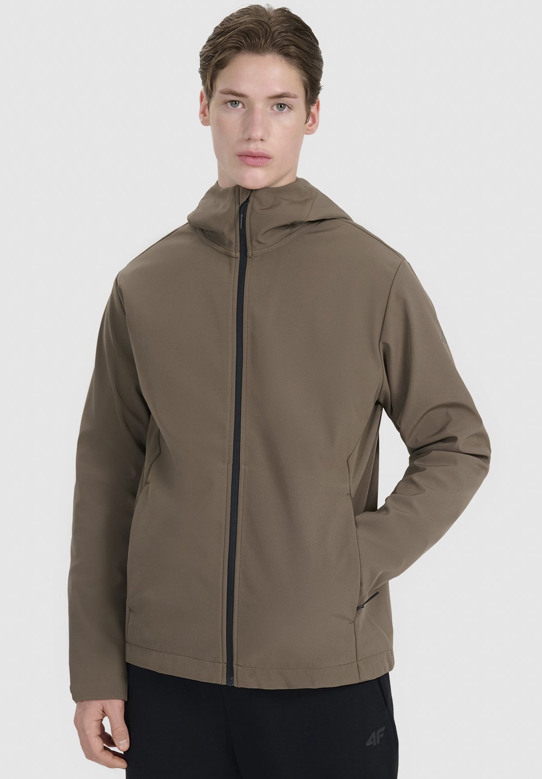 4F4F KURTKA SOFTSHELL WIATROODPORNA MEMBRANA 5000 MĘSKA - Softshelljacke