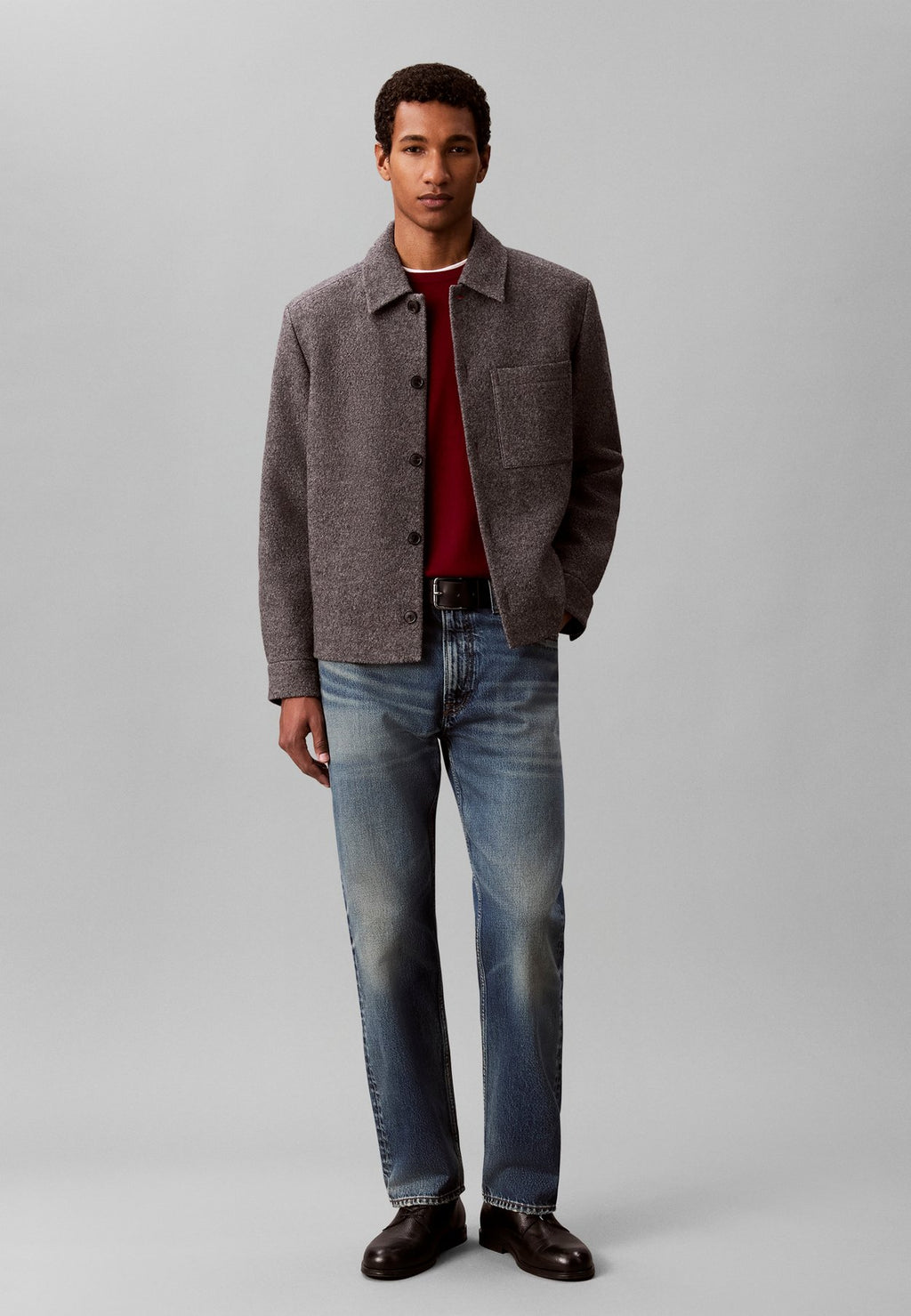 Calvin KleinMERINO WOOL CLASSIC JUMPER - Strickpullover