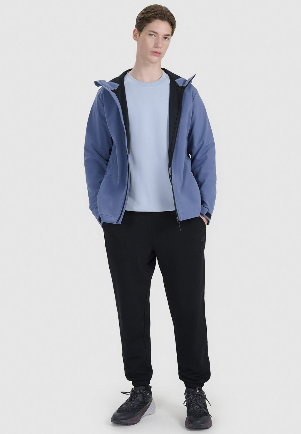 4F4F KURTKA SOFTSHELL WIATROODPORNA MEMBRANA 5000 MĘSKA - Softshelljacke