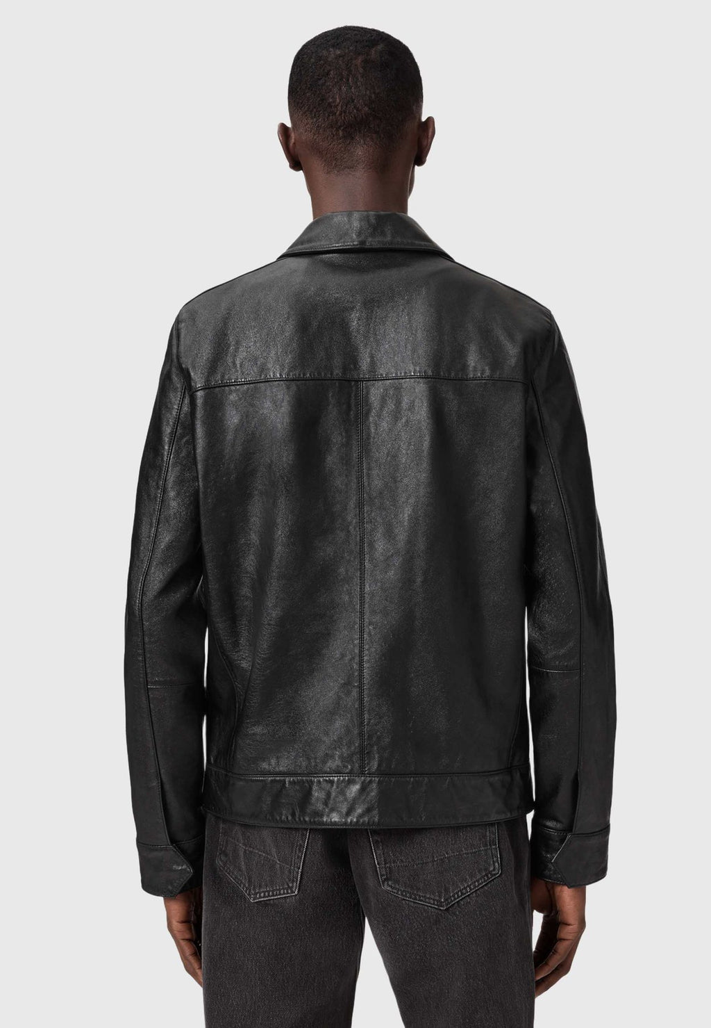 AllSaintsALKAN JACKET - Lederjacke