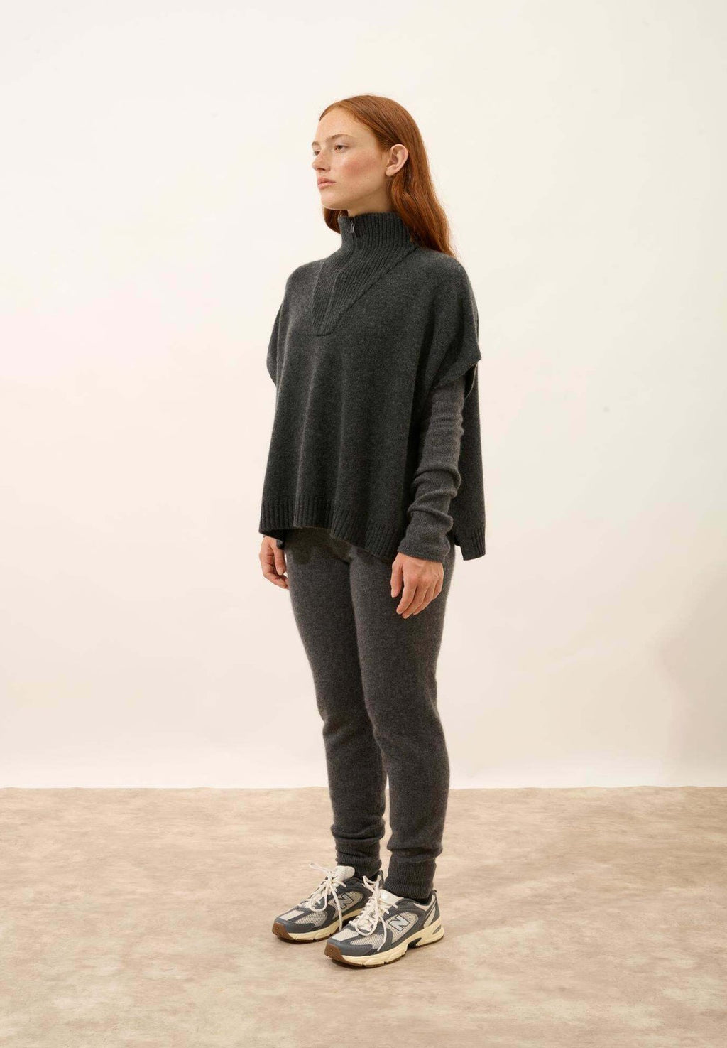 Just CashmereVIVIENNE TRUCKER COLLAR - T-Shirt basic