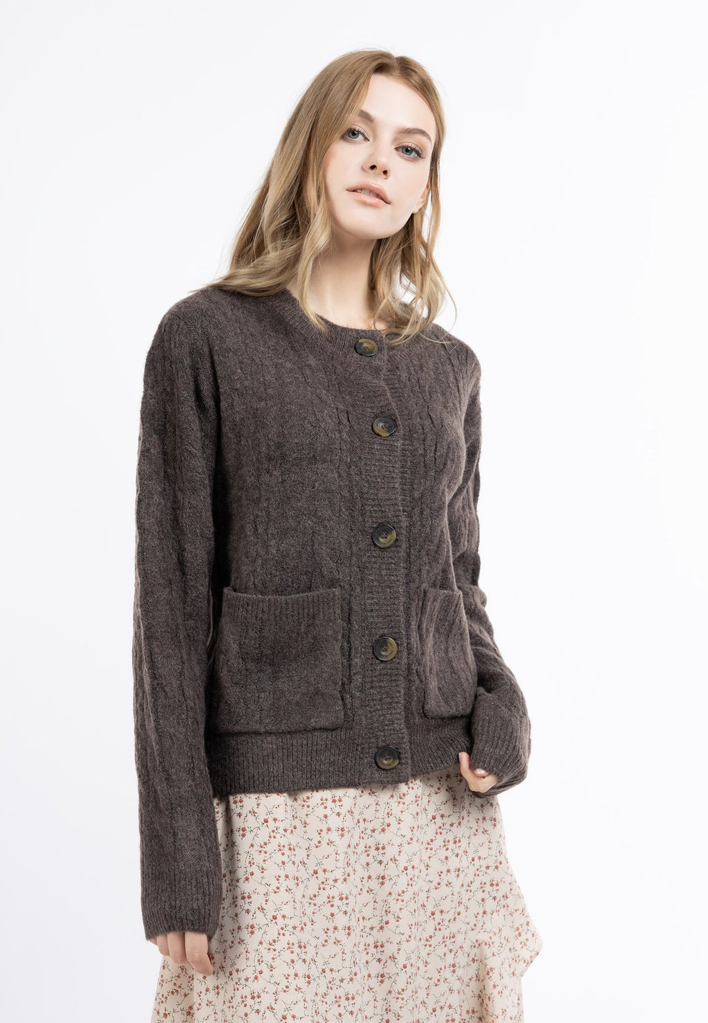 DreiMasterDREIMASTER STRICKJACKE MIT KNÖPFEN - Strickjacke