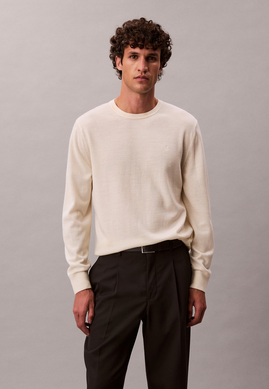 Calvin KleinMERINO WOOL CLASSIC JUMPER - Strickpullover