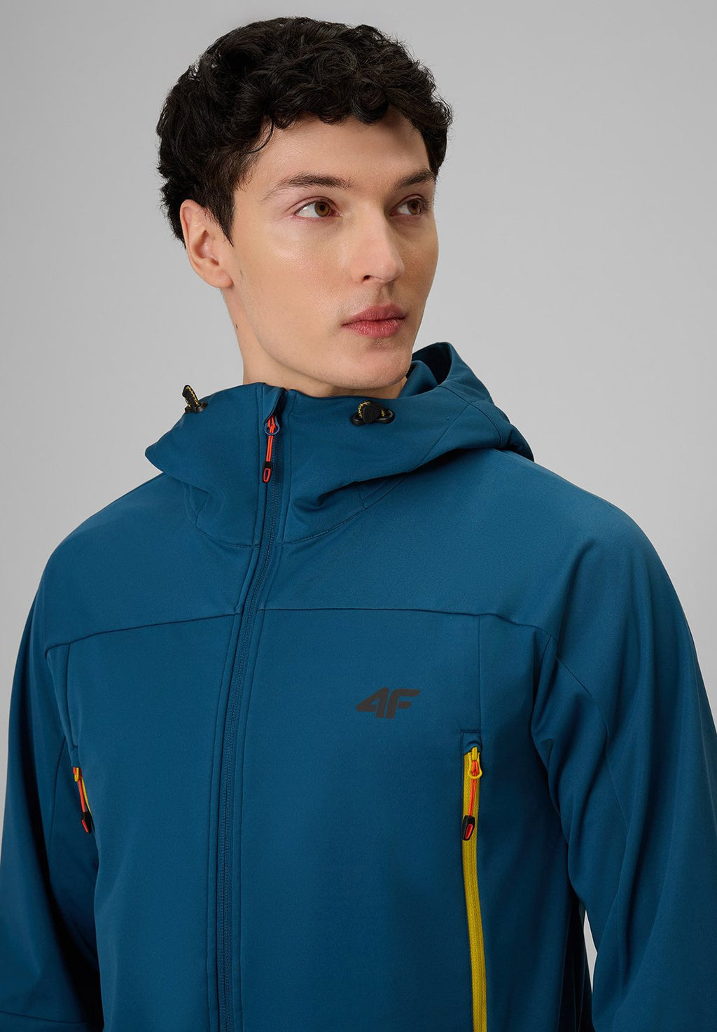 4F4F KURTKA SOFTSHELL WIATROODPORNA MEMBRANA 8000 MĘSKA - Softshelljacke