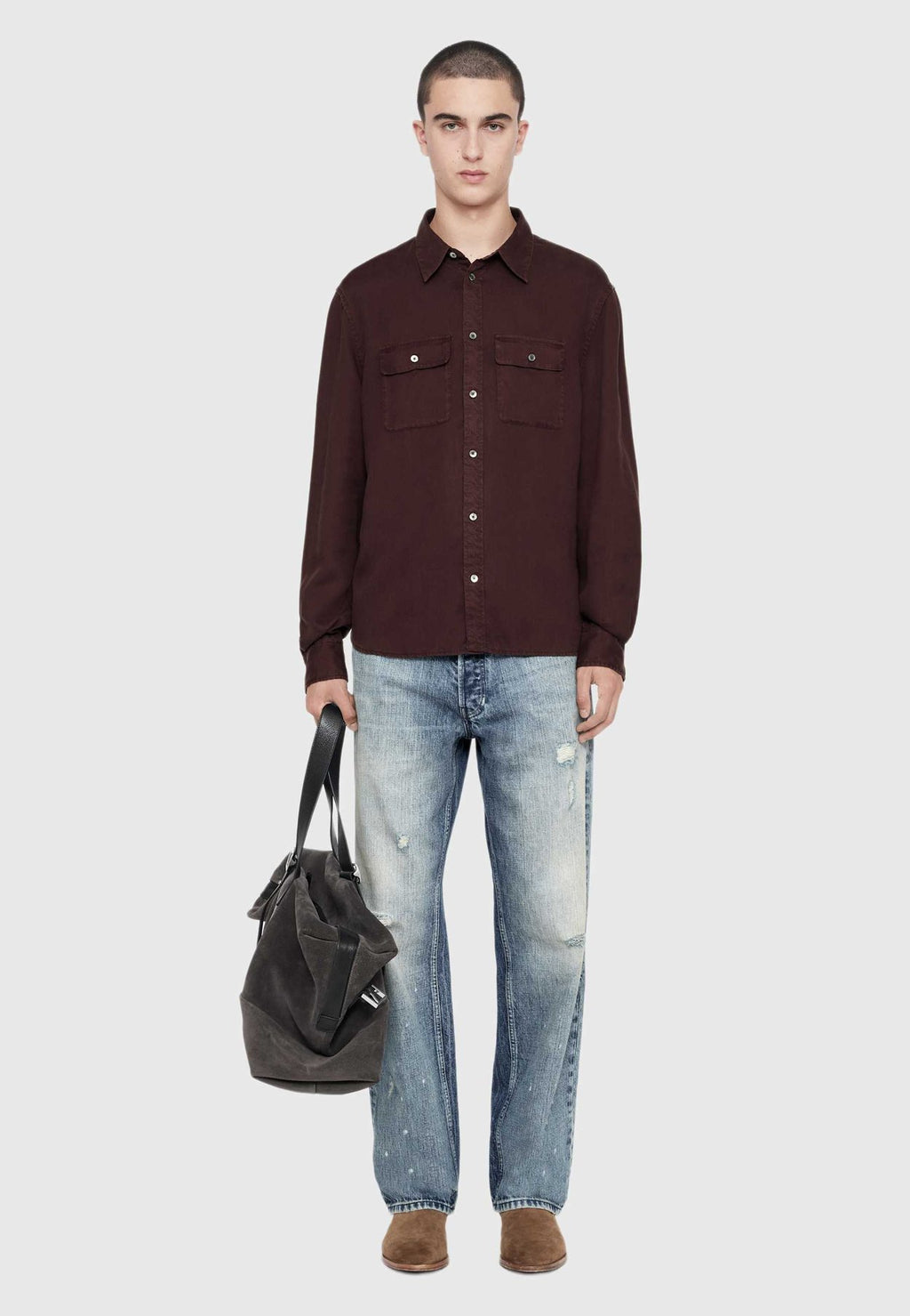 AllSaintsBOND LS SHIRT - Hemd
